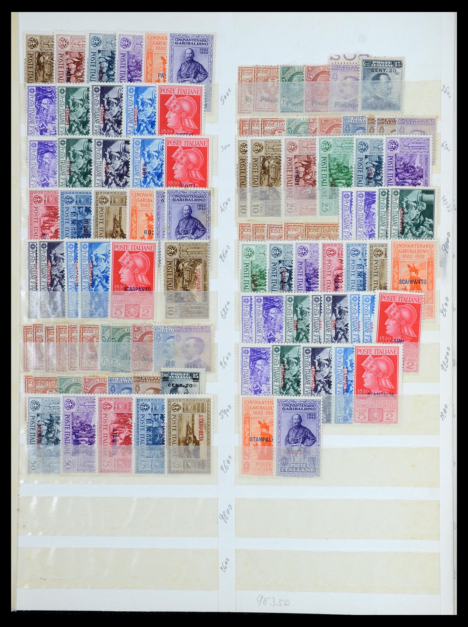 35814 013 - Postzegelverzameling 35814 Italiaanse gebieden/koloniën 1893-1950.