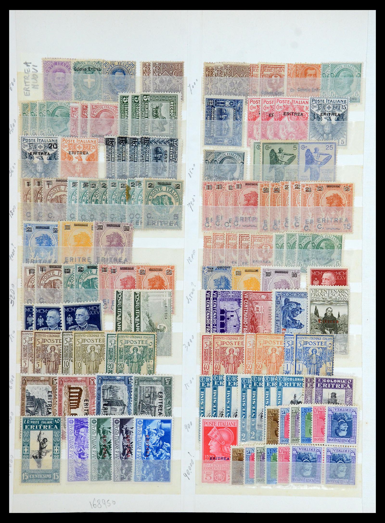35814 014 - Postzegelverzameling 35814 Italiaanse gebieden/koloniën 1893-1950.