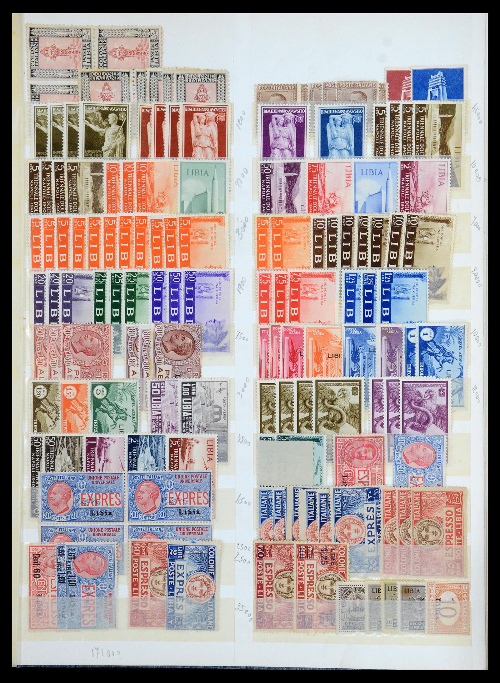 35814 017 - Postzegelverzameling 35814 Italiaanse gebieden/koloniën 1893-1950.