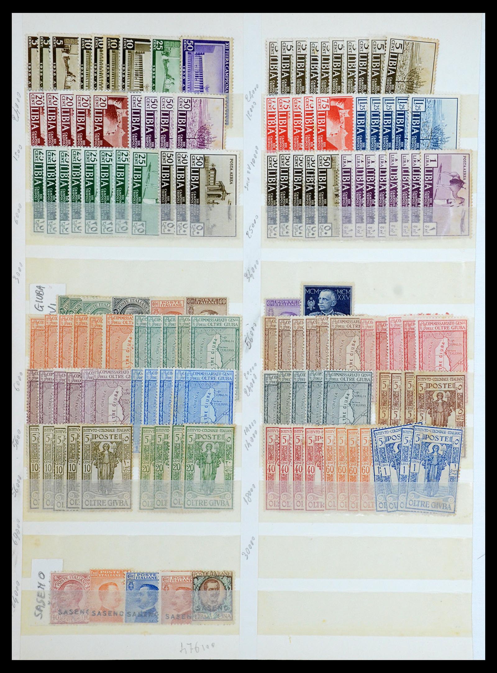 35814 018 - Postzegelverzameling 35814 Italiaanse gebieden/koloniën 1893-1950.