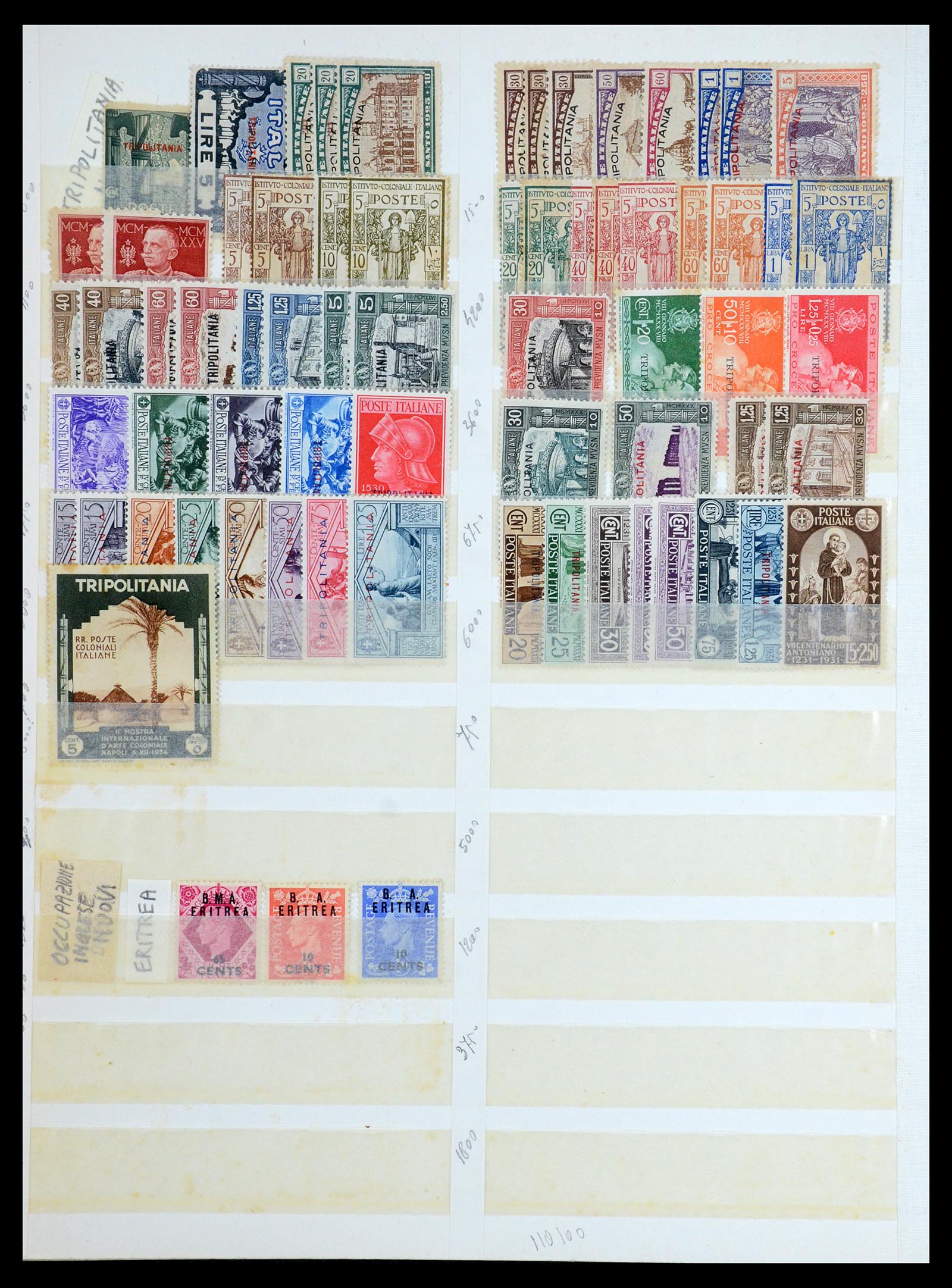 35814 020 - Postzegelverzameling 35814 Italiaanse gebieden/koloniën 1893-1950.