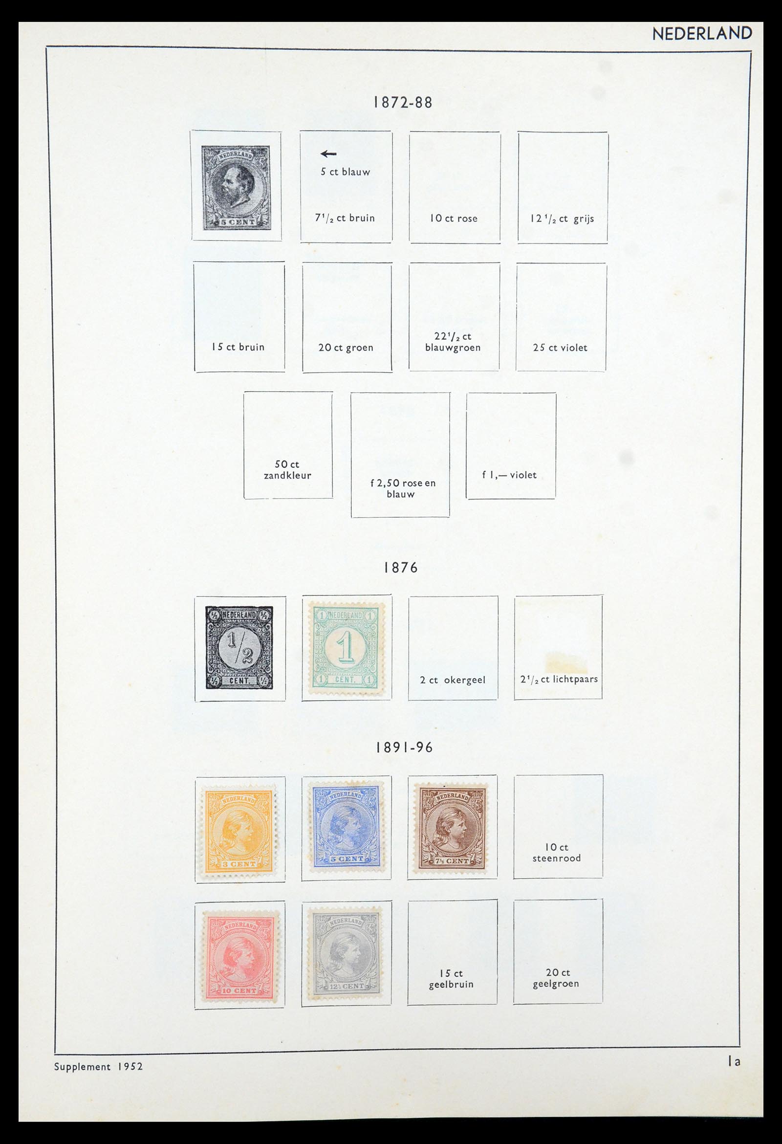 35816 005 - Postzegelverzameling 35816 Nederland en Overzee 1852-1953.