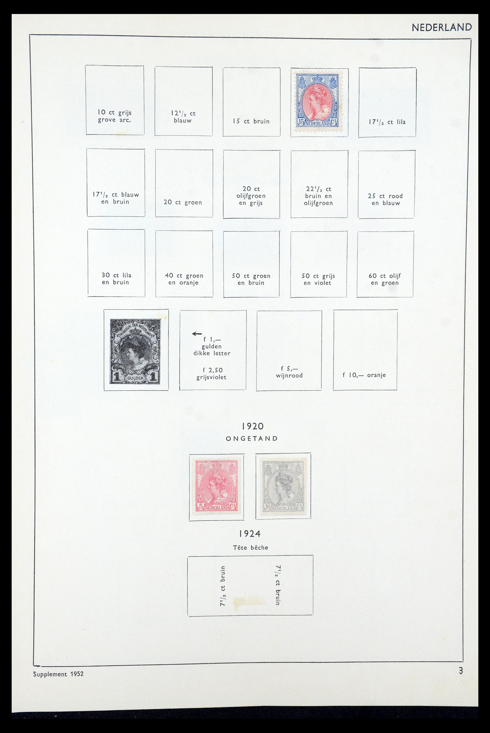 35816 007 - Postzegelverzameling 35816 Nederland en Overzee 1852-1953.