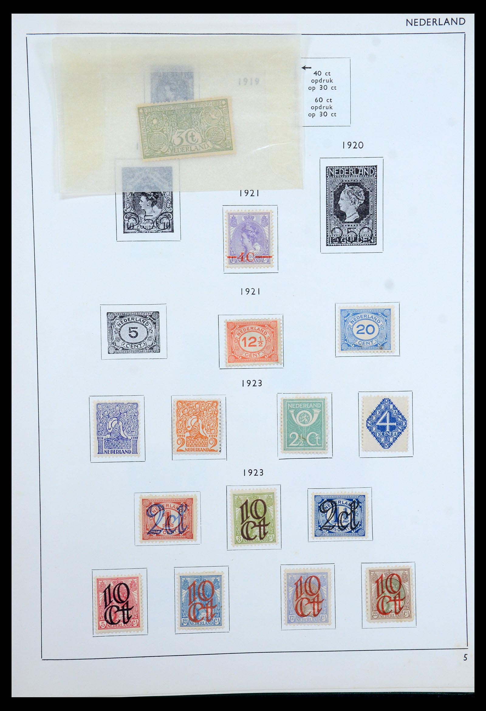 35816 009 - Postzegelverzameling 35816 Nederland en Overzee 1852-1953.