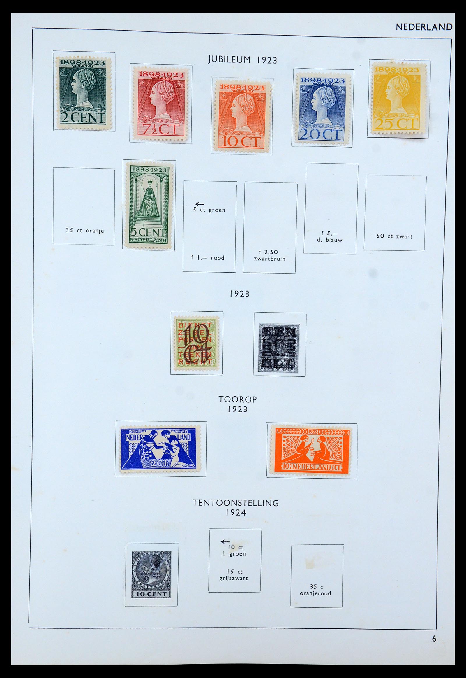 35816 010 - Postzegelverzameling 35816 Nederland en Overzee 1852-1953.