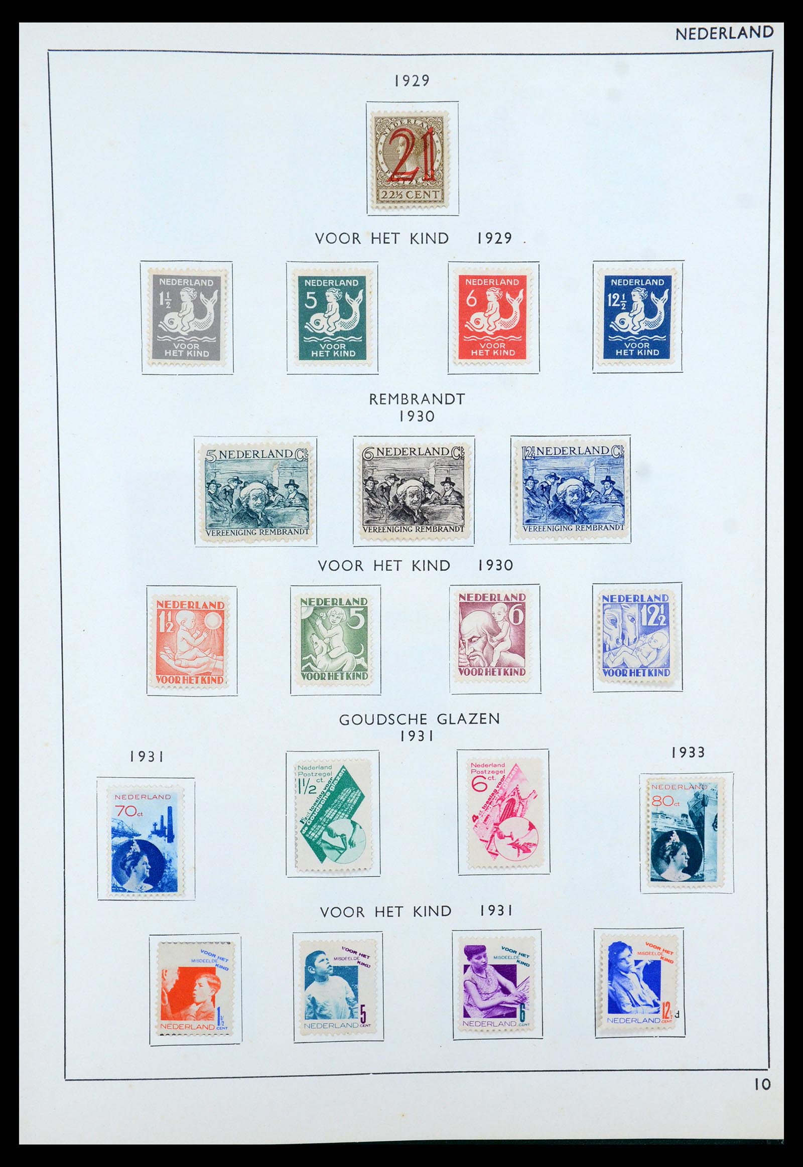 35816 014 - Postzegelverzameling 35816 Nederland en Overzee 1852-1953.