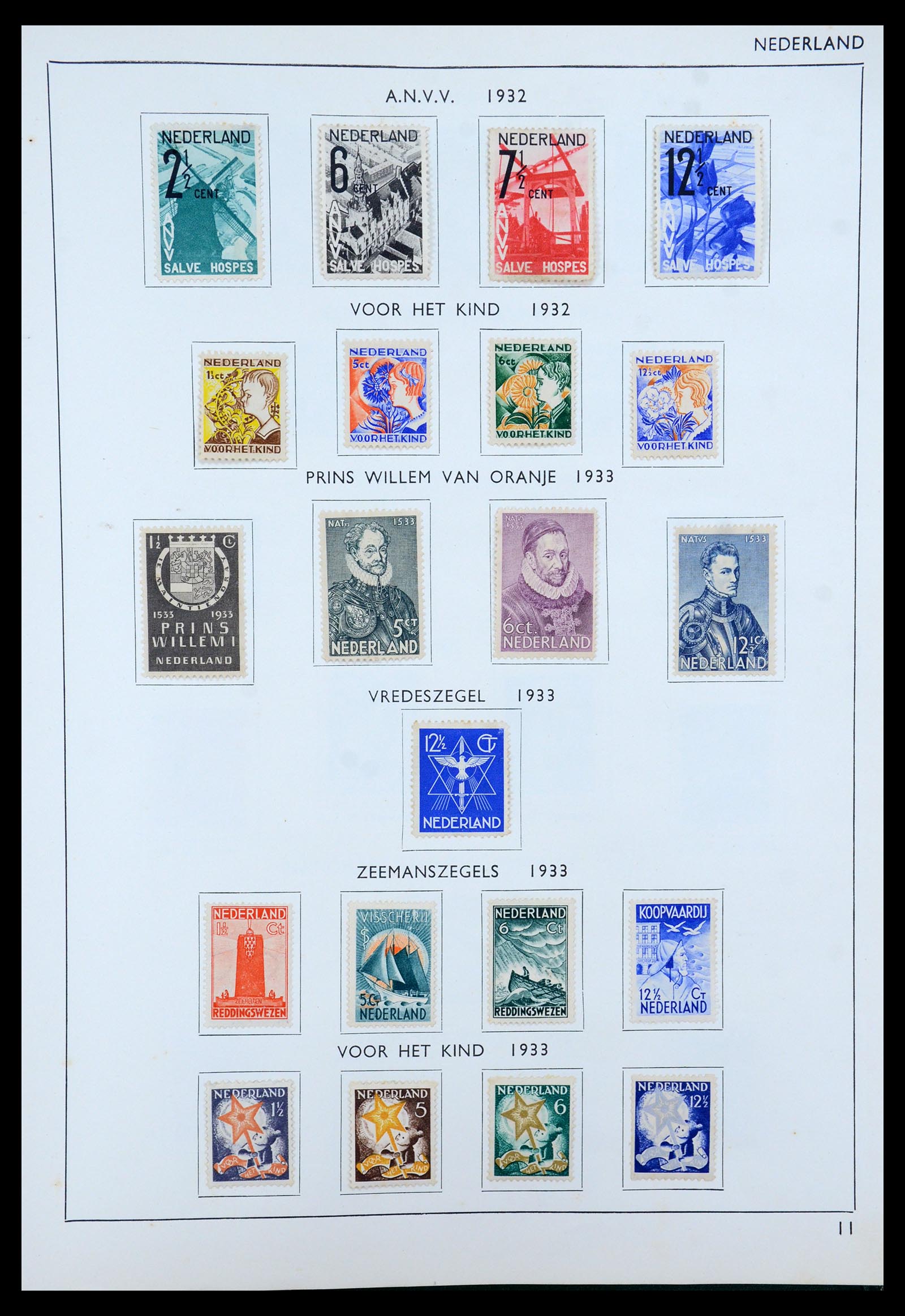 35816 015 - Postzegelverzameling 35816 Nederland en Overzee 1852-1953.