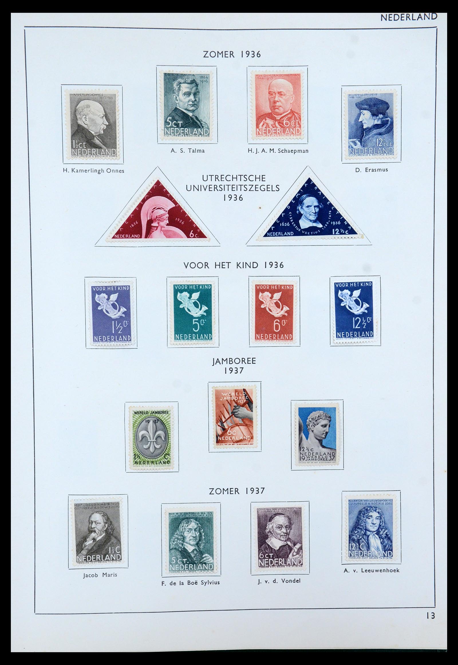 35816 017 - Postzegelverzameling 35816 Nederland en Overzee 1852-1953.