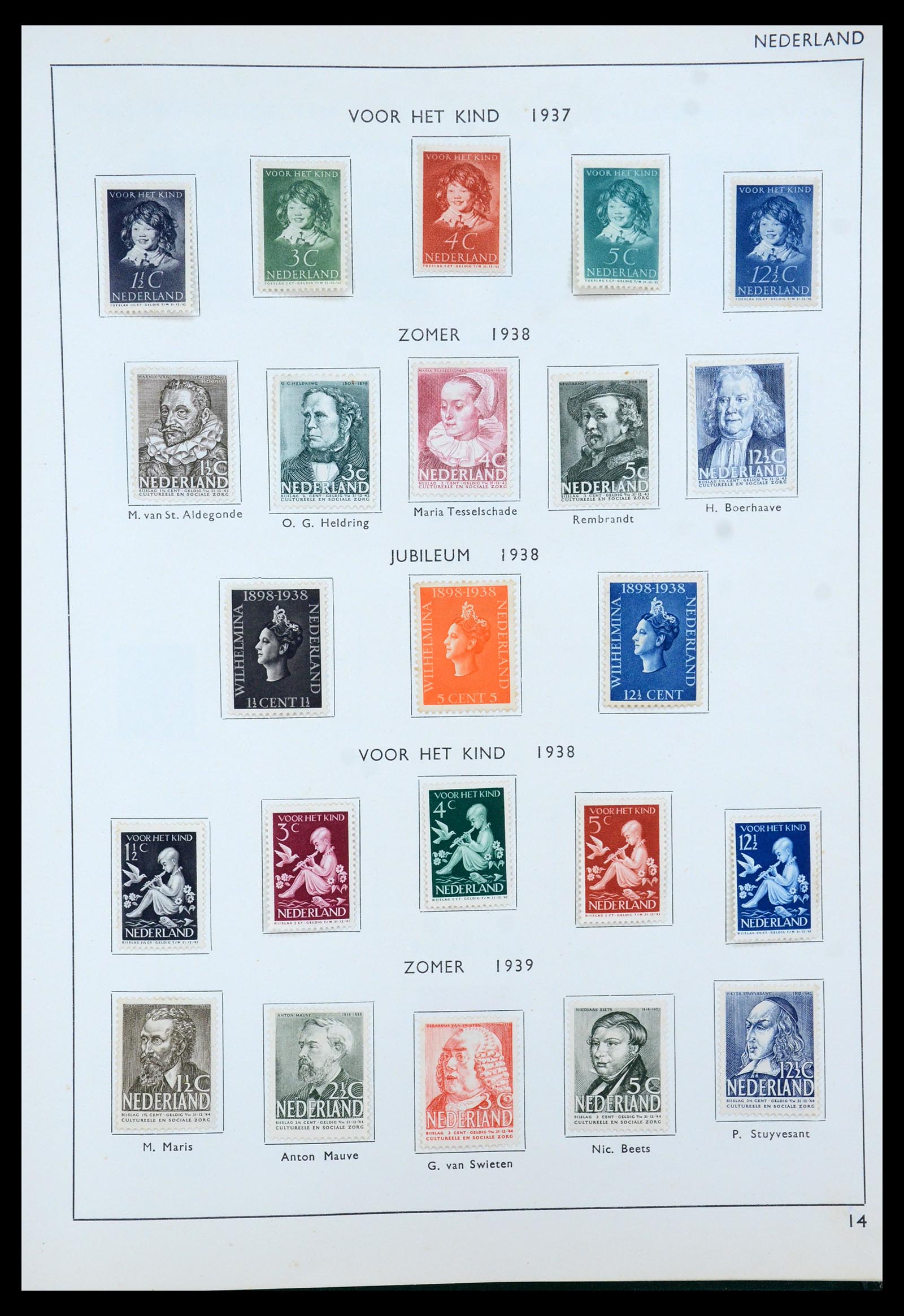 35816 018 - Postzegelverzameling 35816 Nederland en Overzee 1852-1953.