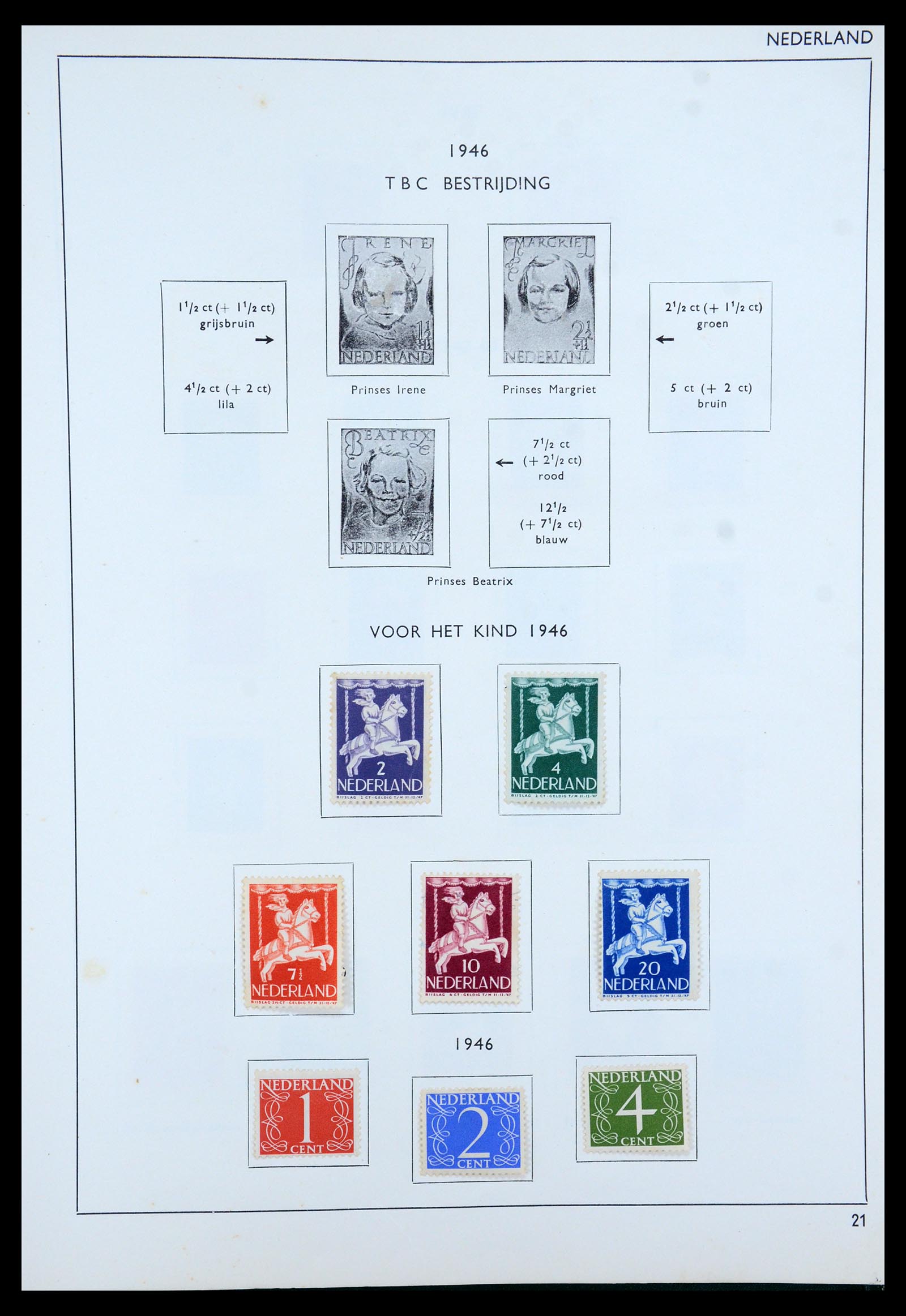 35816 025 - Postzegelverzameling 35816 Nederland en Overzee 1852-1953.
