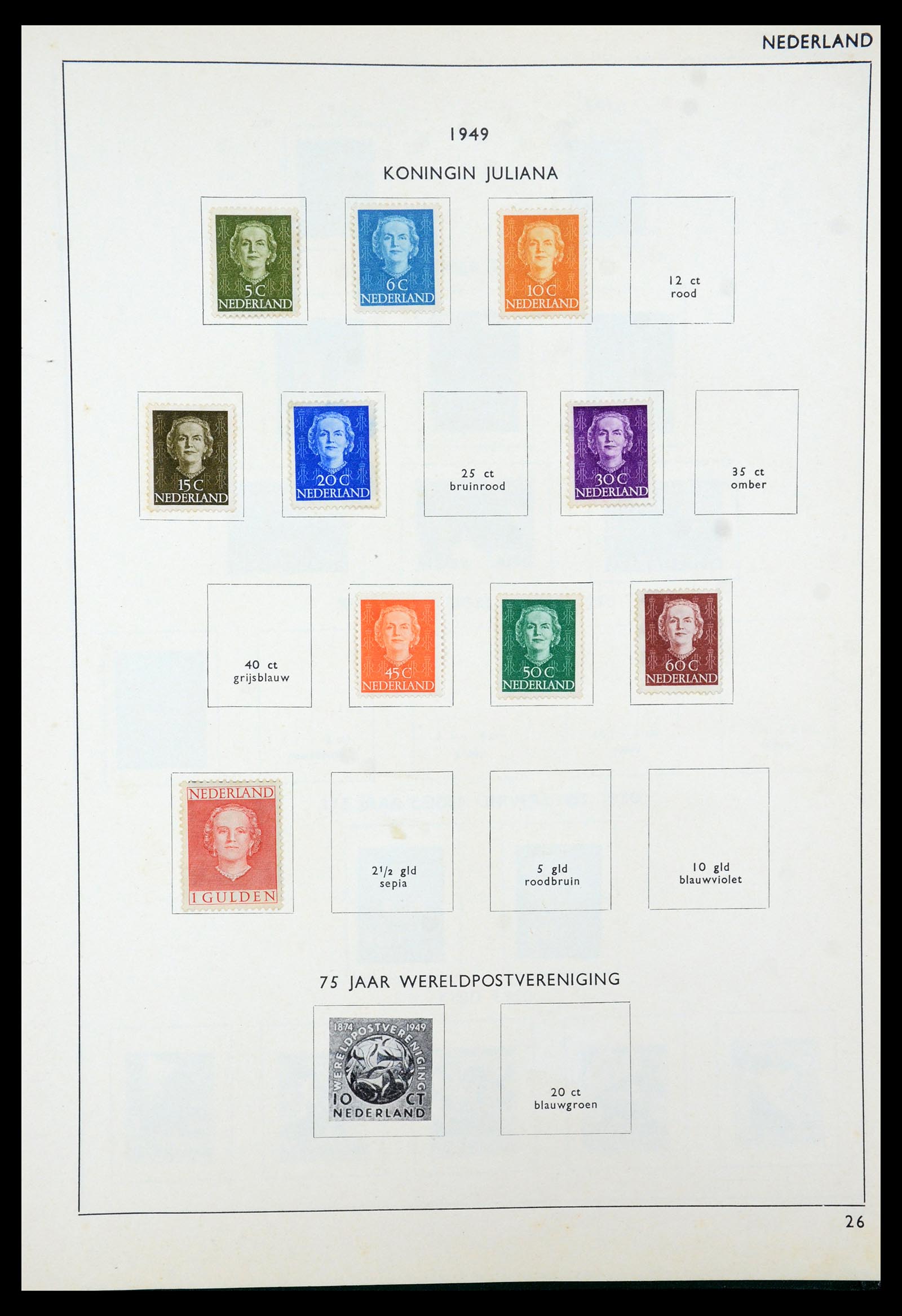 35816 029 - Stamp Collection 35816 Netherlands and Colonies 1852-1953.