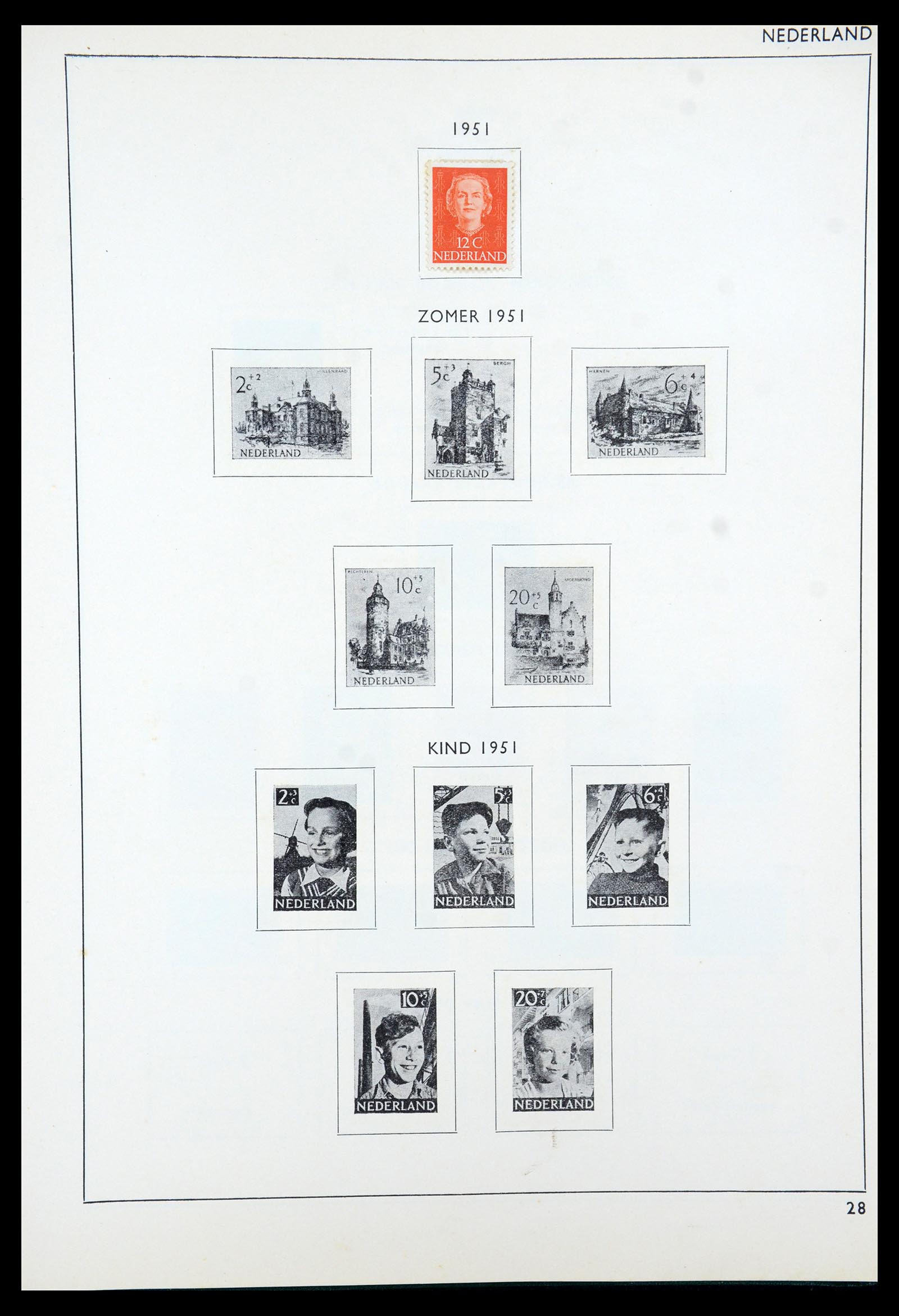 35816 031 - Postzegelverzameling 35816 Nederland en Overzee 1852-1953.