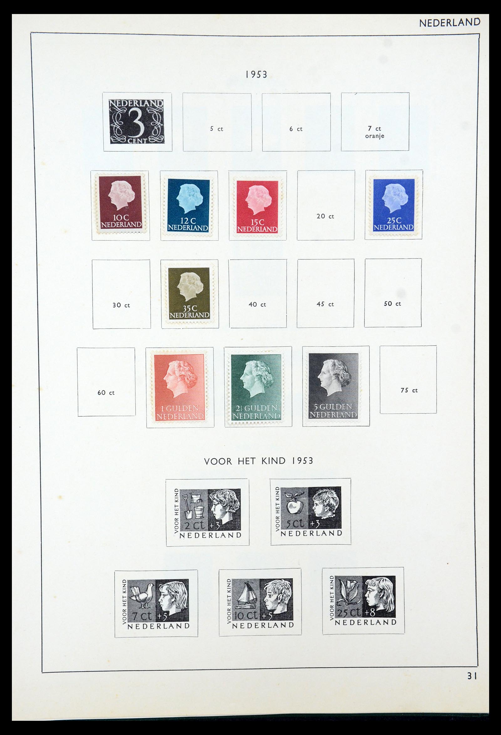35816 033 - Postzegelverzameling 35816 Nederland en Overzee 1852-1953.