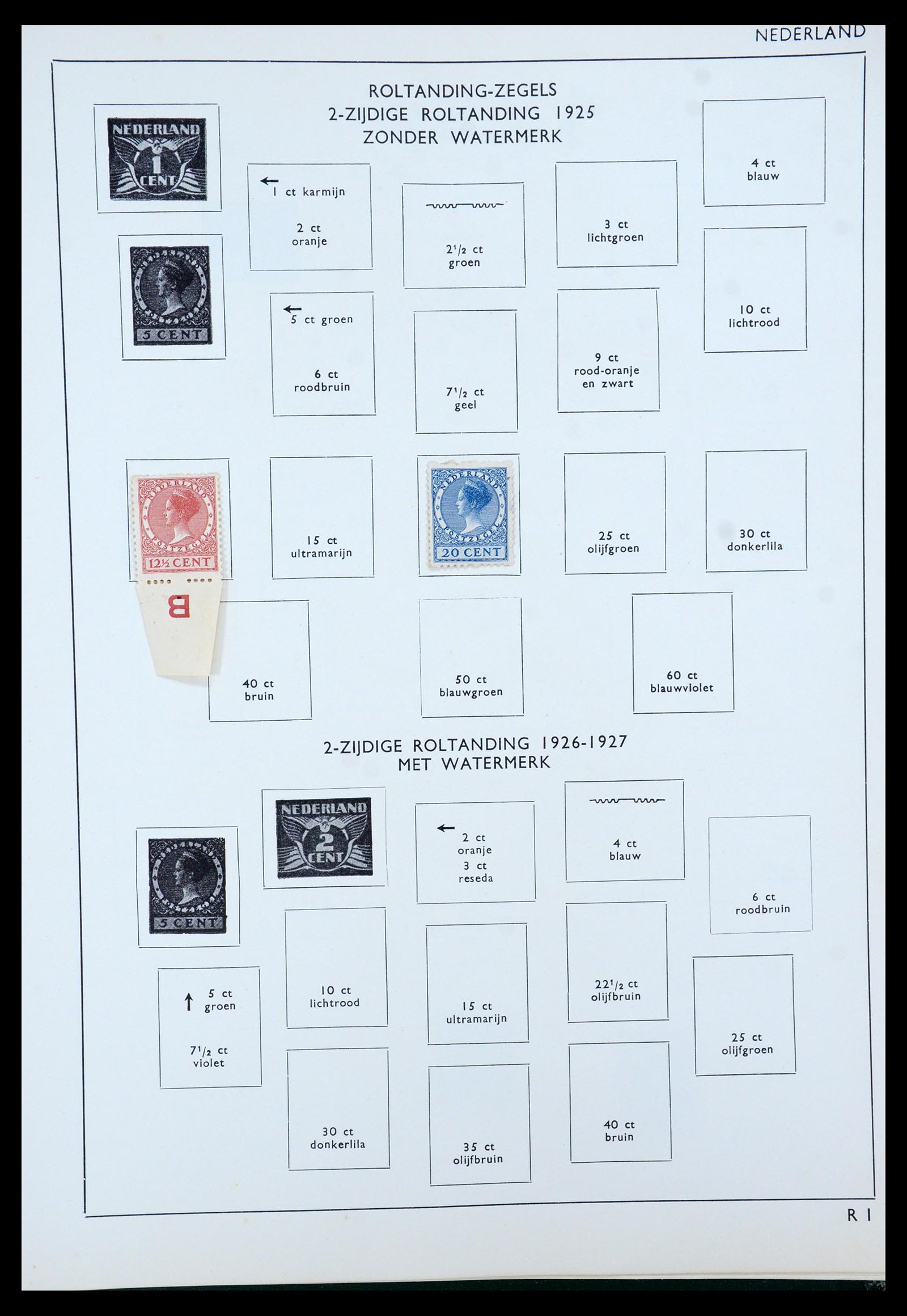 35816 034 - Postzegelverzameling 35816 Nederland en Overzee 1852-1953.