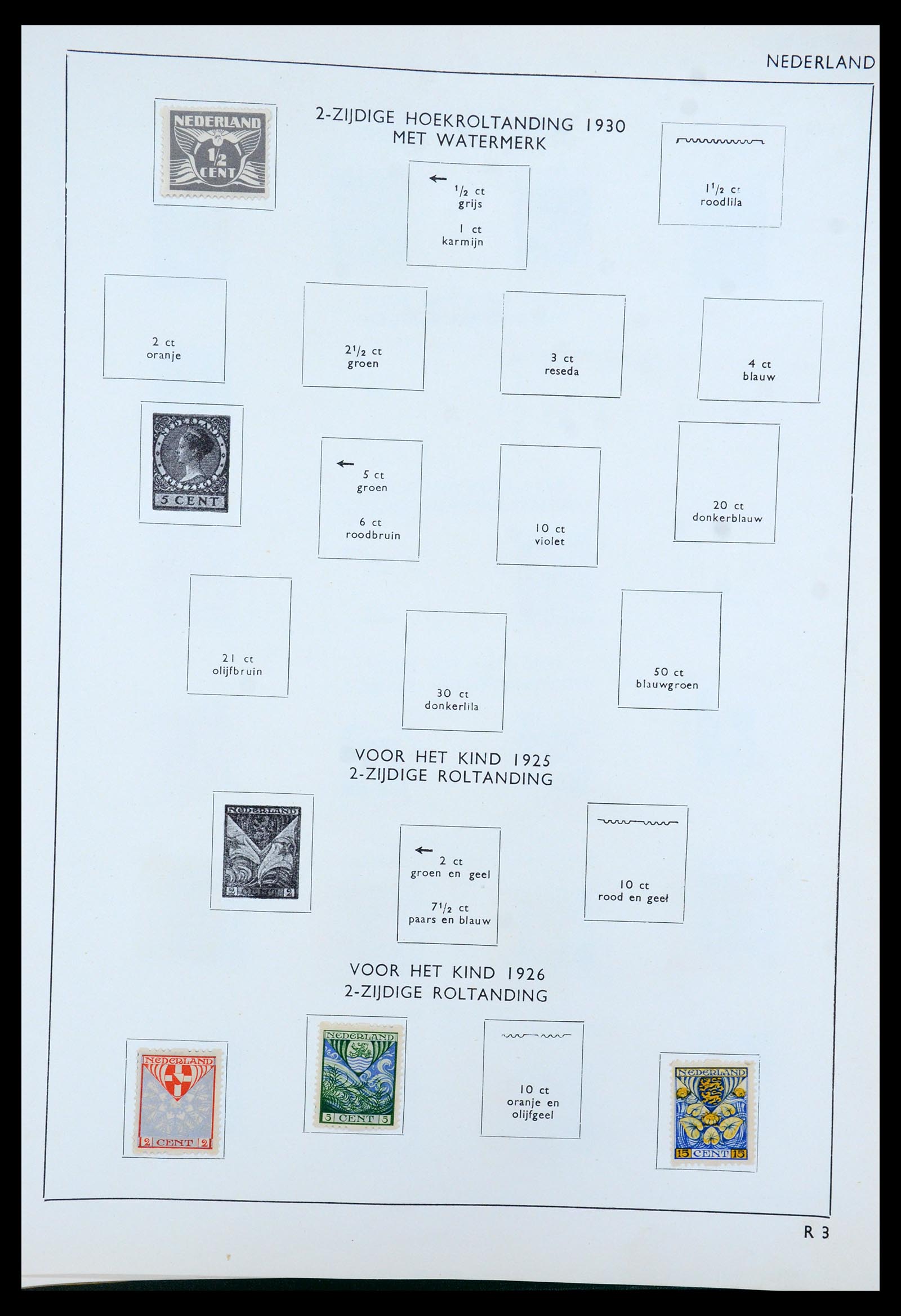 35816 036 - Postzegelverzameling 35816 Nederland en Overzee 1852-1953.
