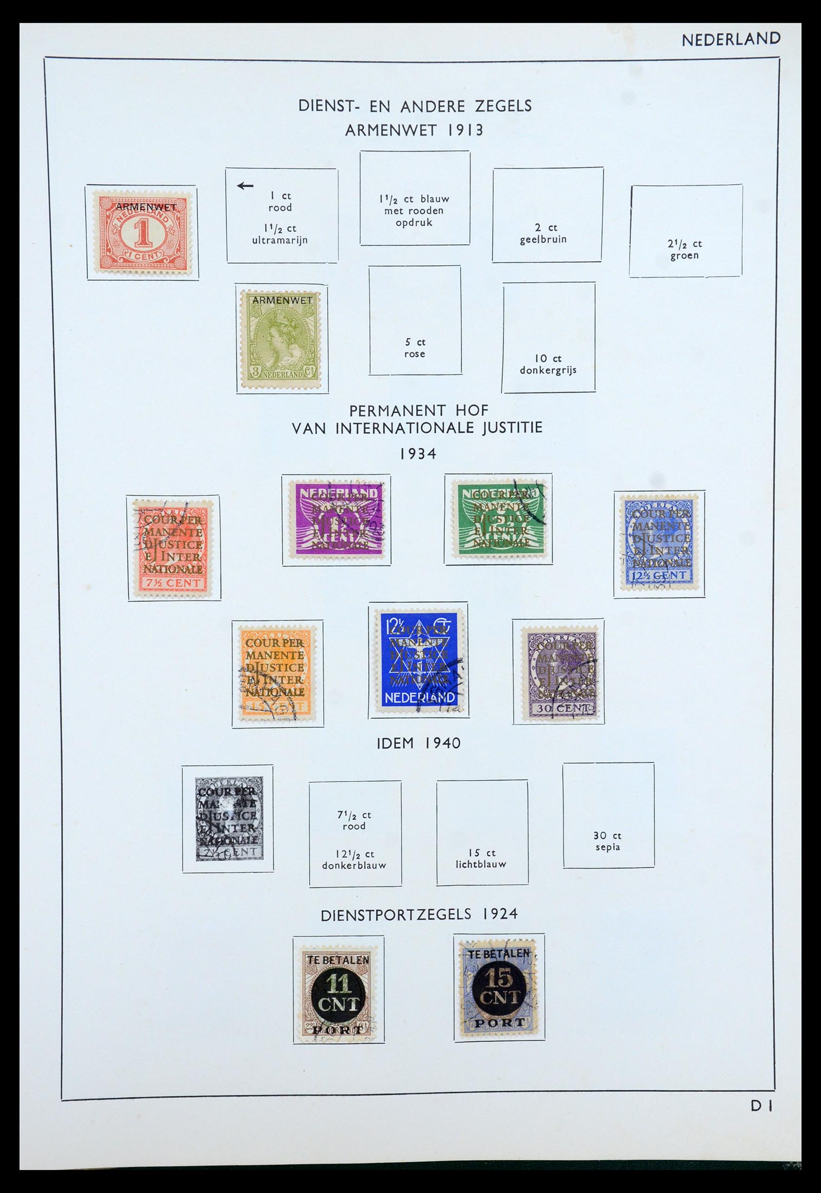 35816 044 - Stamp Collection 35816 Netherlands and Colonies 1852-1953.