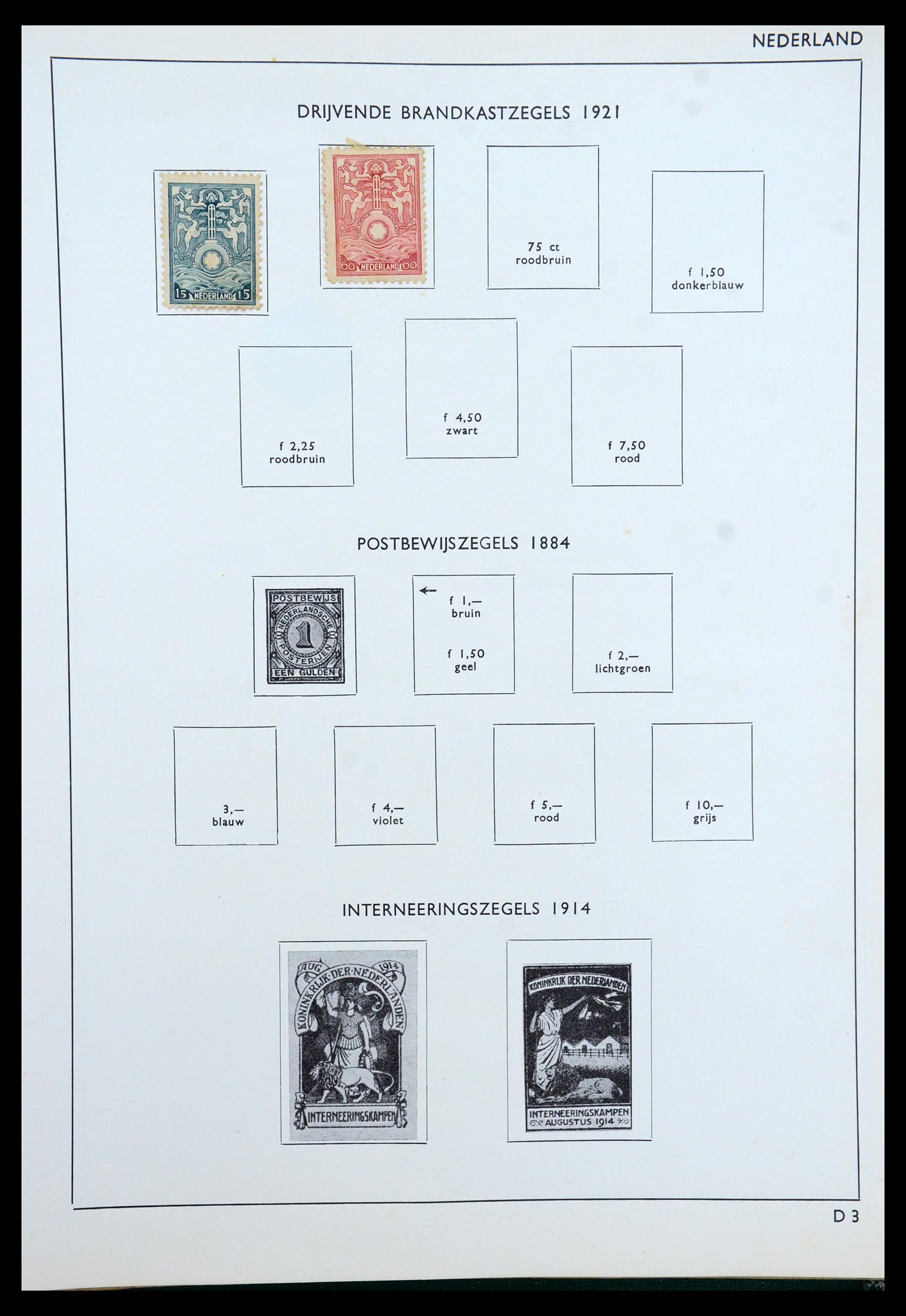 35816 047 - Stamp Collection 35816 Netherlands and Colonies 1852-1953.