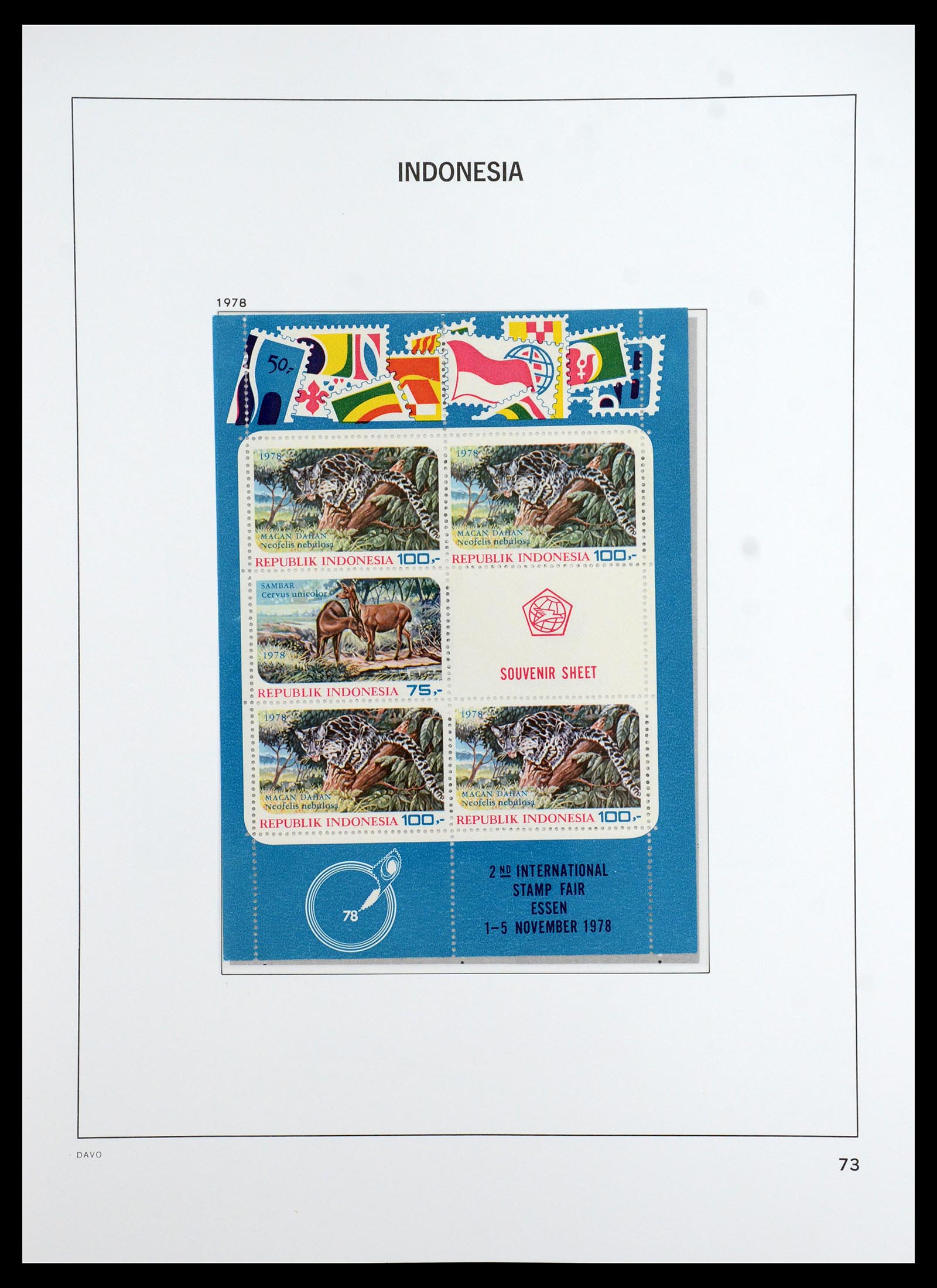 35820 029 - Postzegelverzameling 35820 Indonesië 1970-2020.