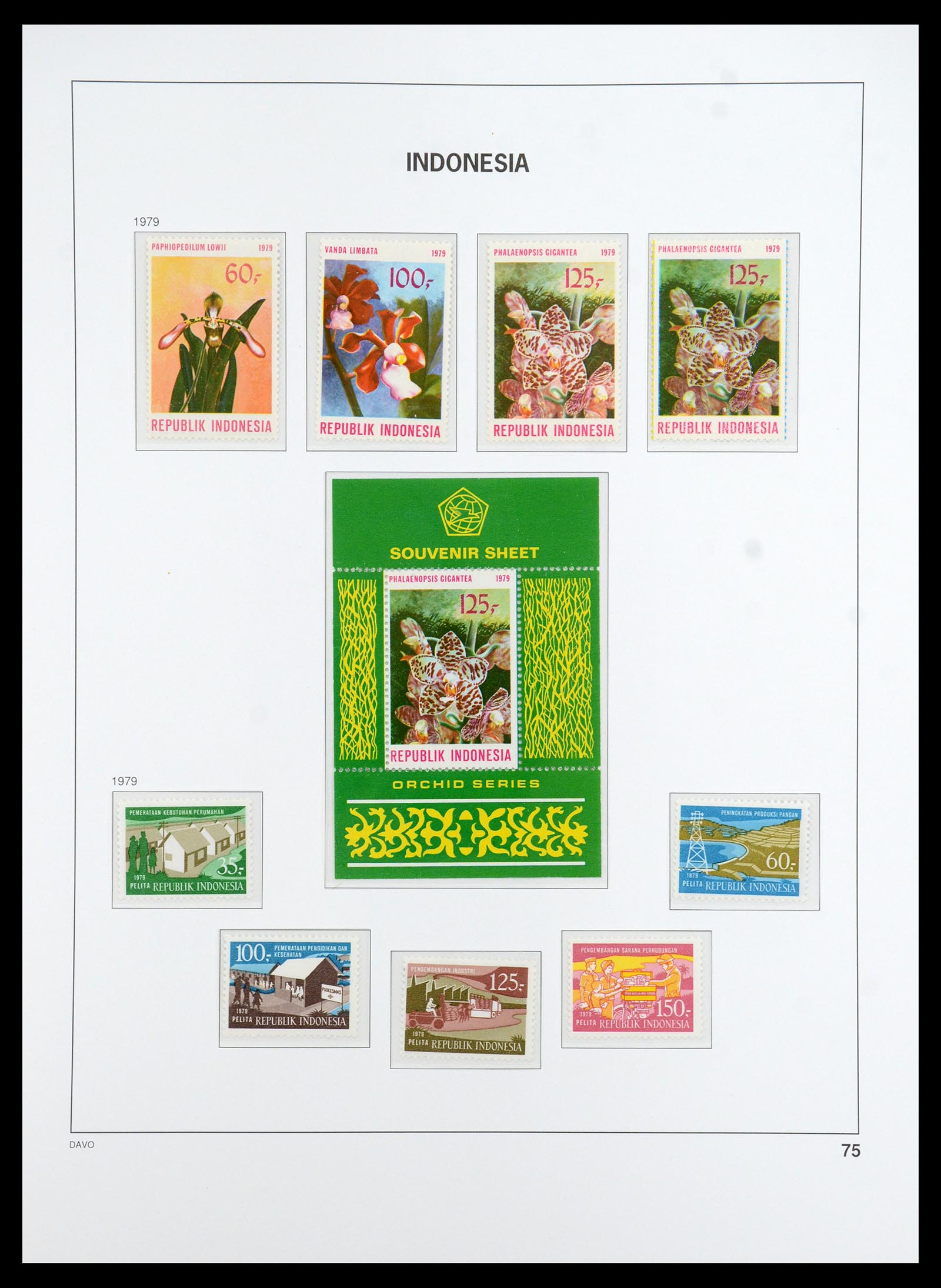 35820 031 - Postzegelverzameling 35820 Indonesië 1970-2020.