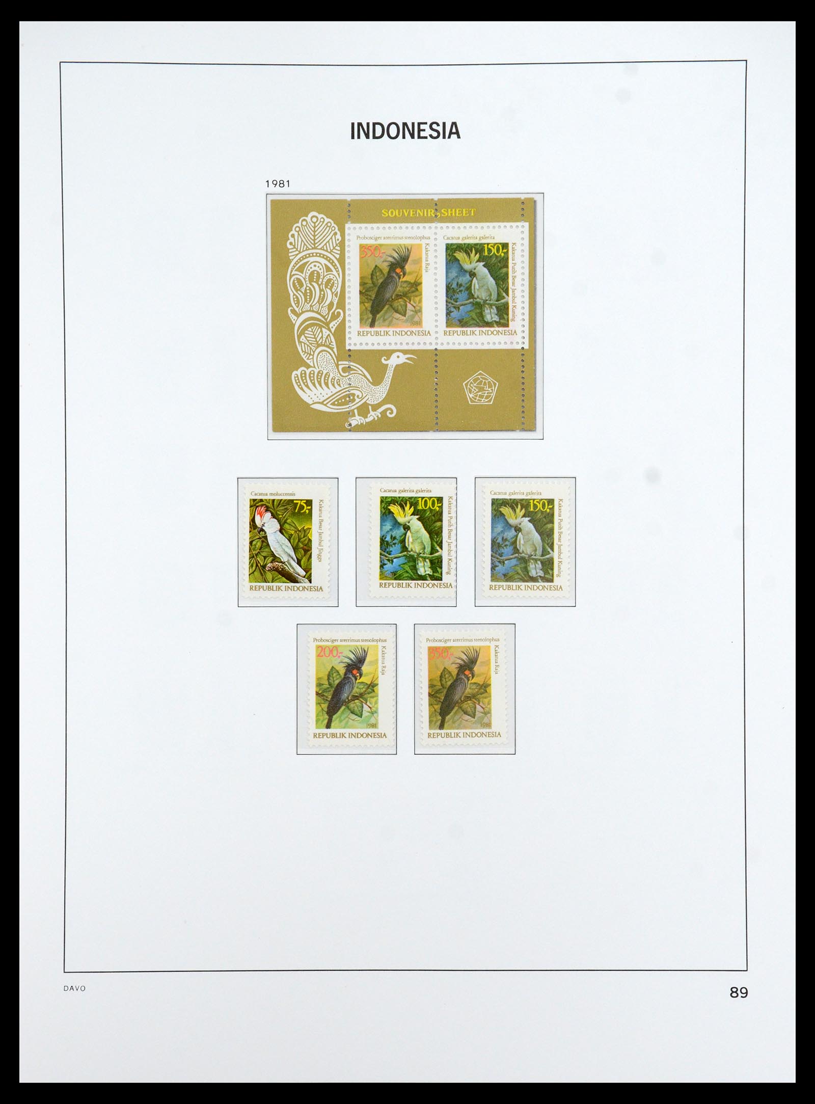 35820 045 - Postzegelverzameling 35820 Indonesië 1970-2020.