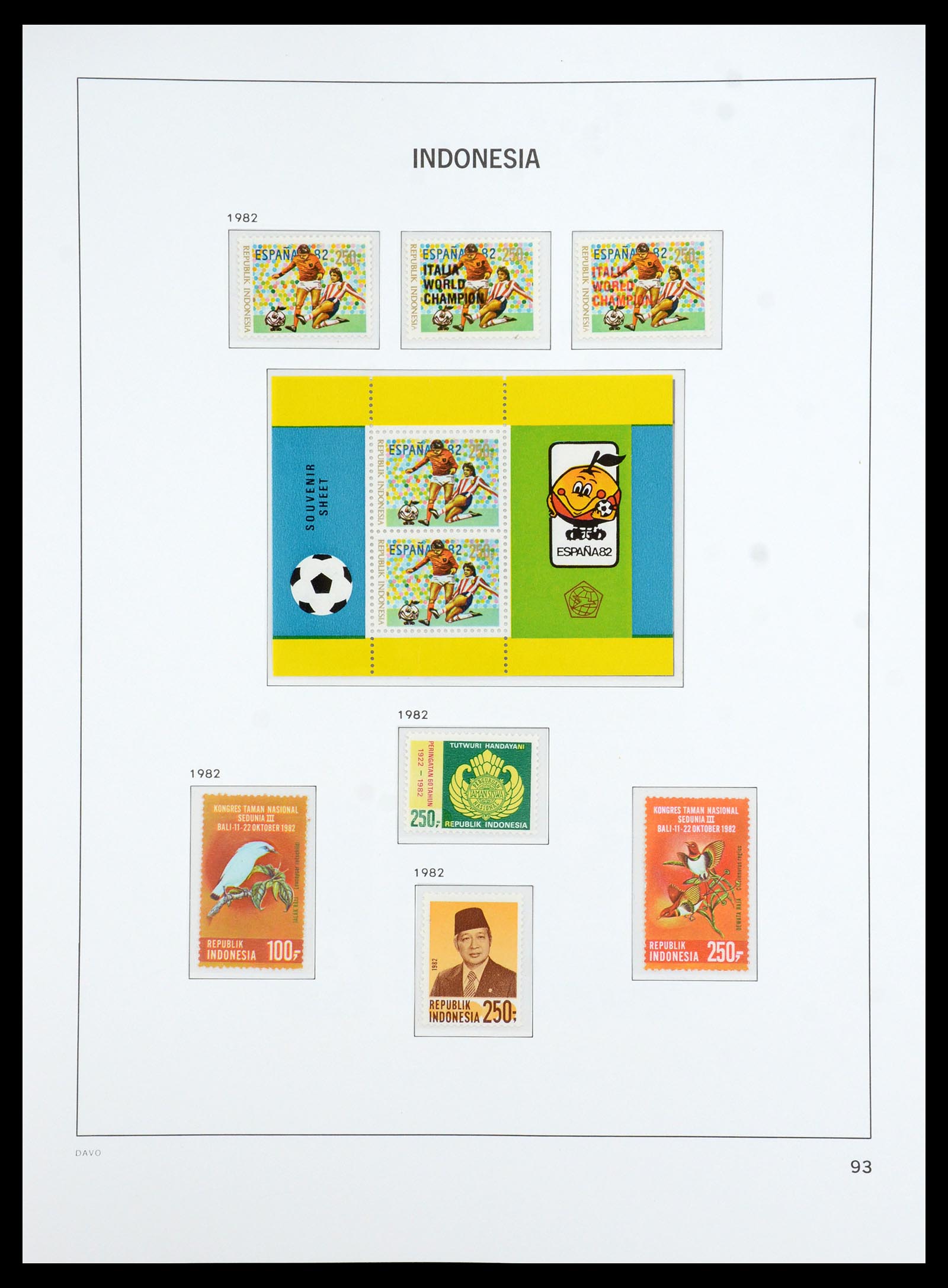 35820 049 - Postzegelverzameling 35820 Indonesië 1970-2020.