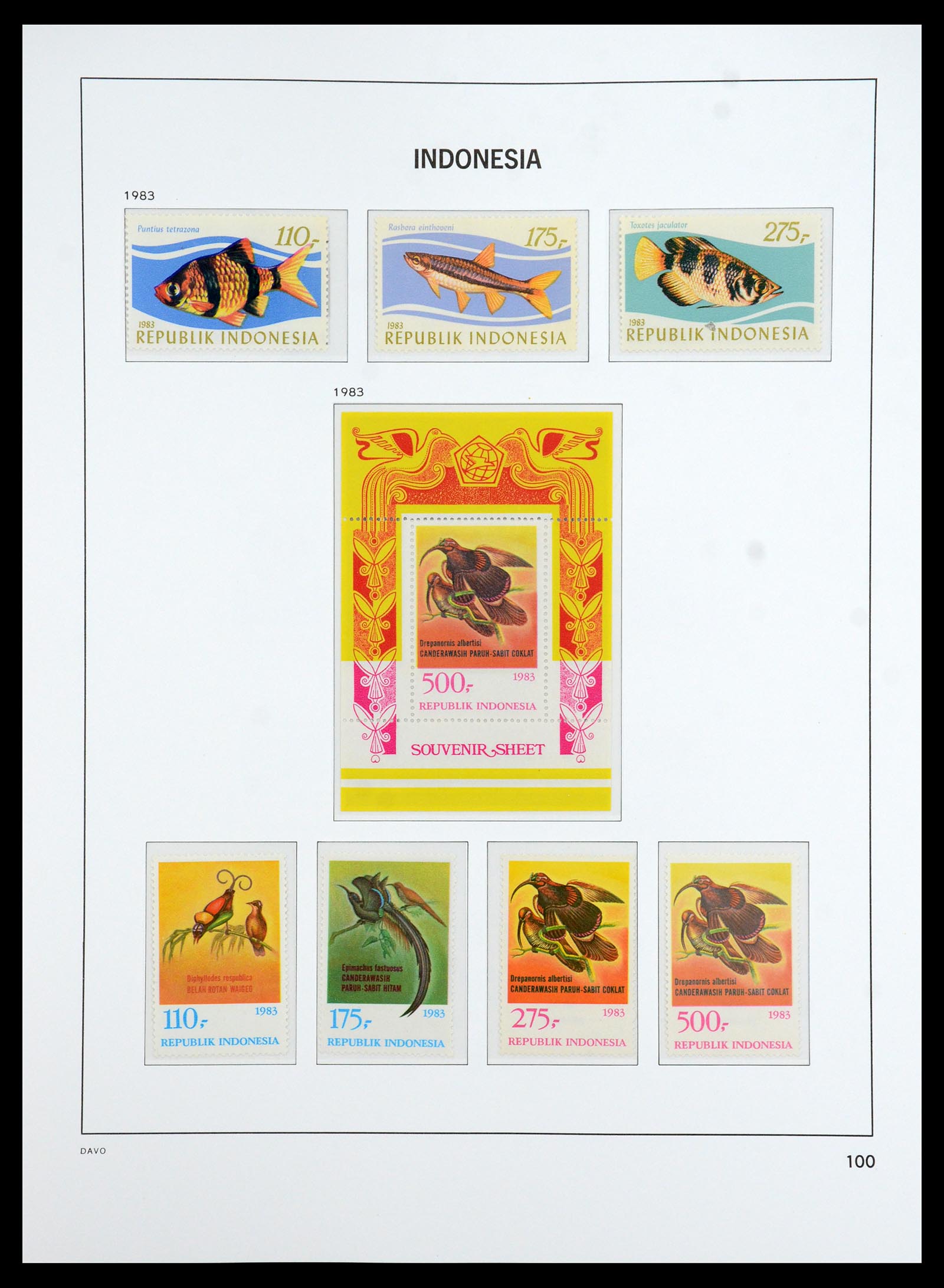 35820 056 - Postzegelverzameling 35820 Indonesië 1970-2020.