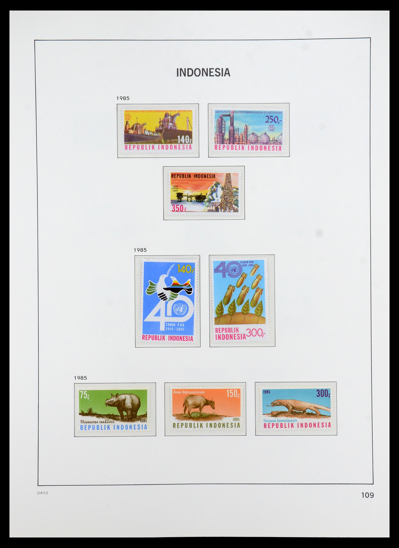 35820 070 - Stamp Collection 35820 Indonesia 1970-2020.