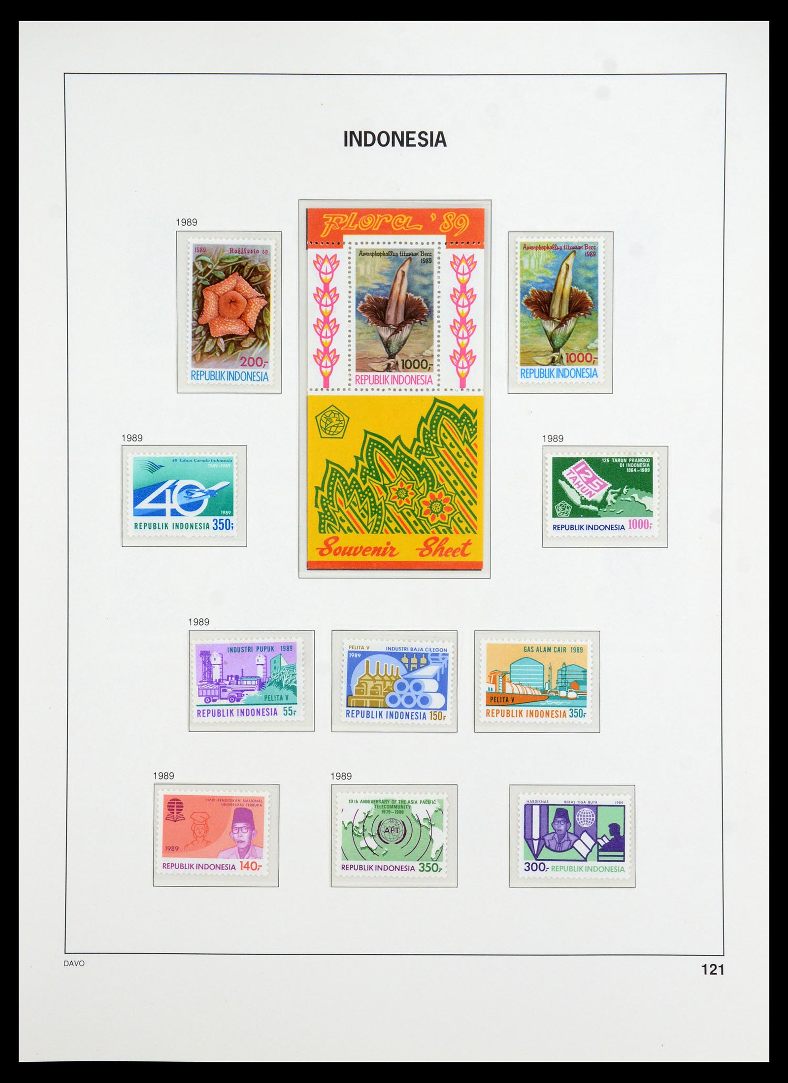35820 084 - Stamp Collection 35820 Indonesia 1970-2020.