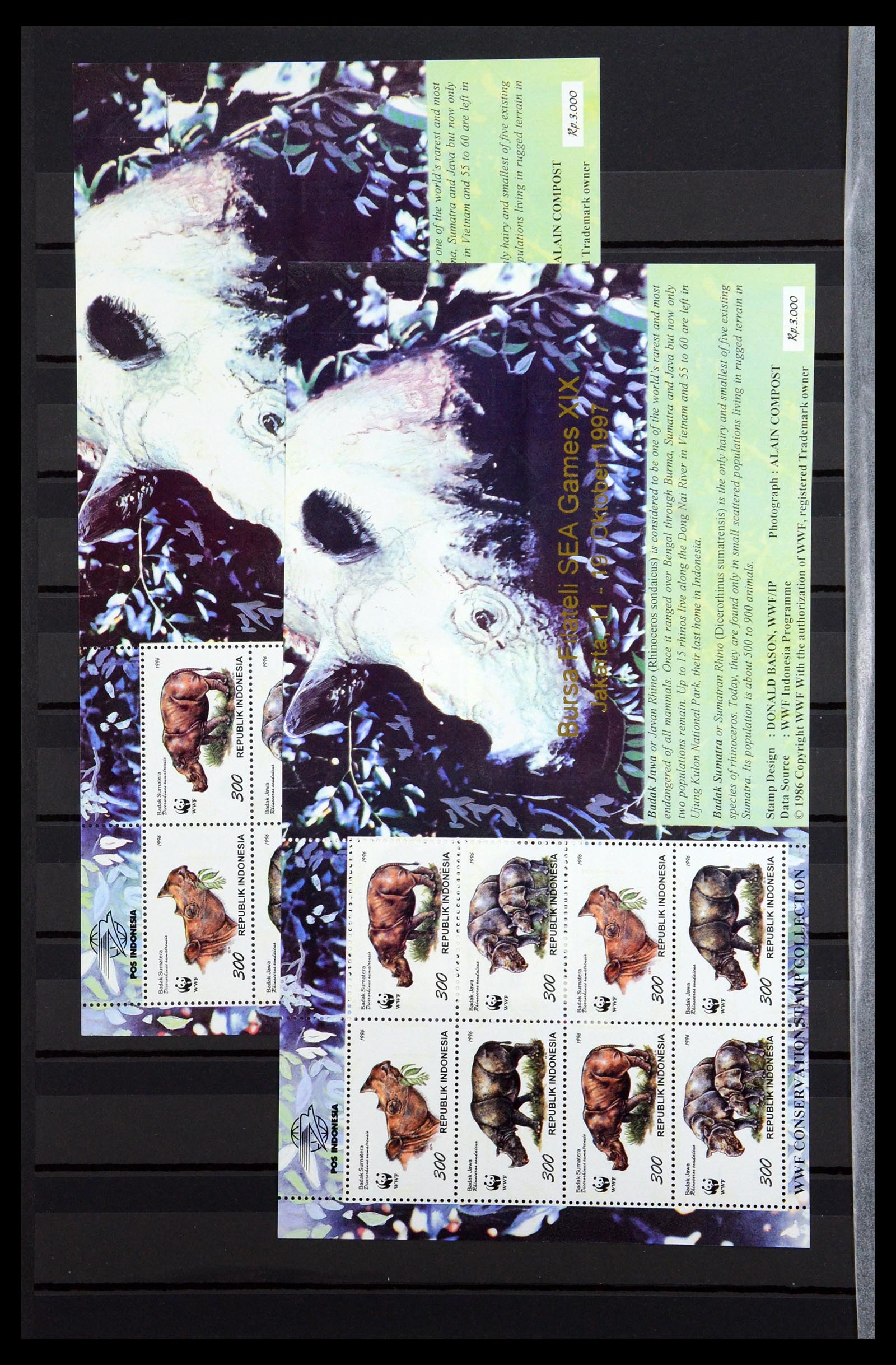 35820 317 - Postzegelverzameling 35820 Indonesië 1970-2020.