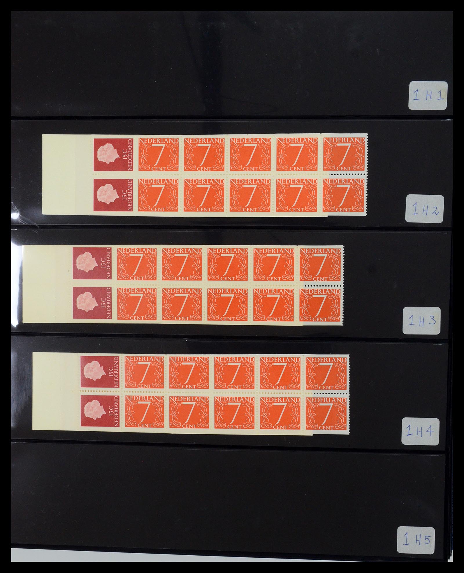 35821 001 - Stamp Collection 35821 Netherlands stamp booklets 1964-1983.