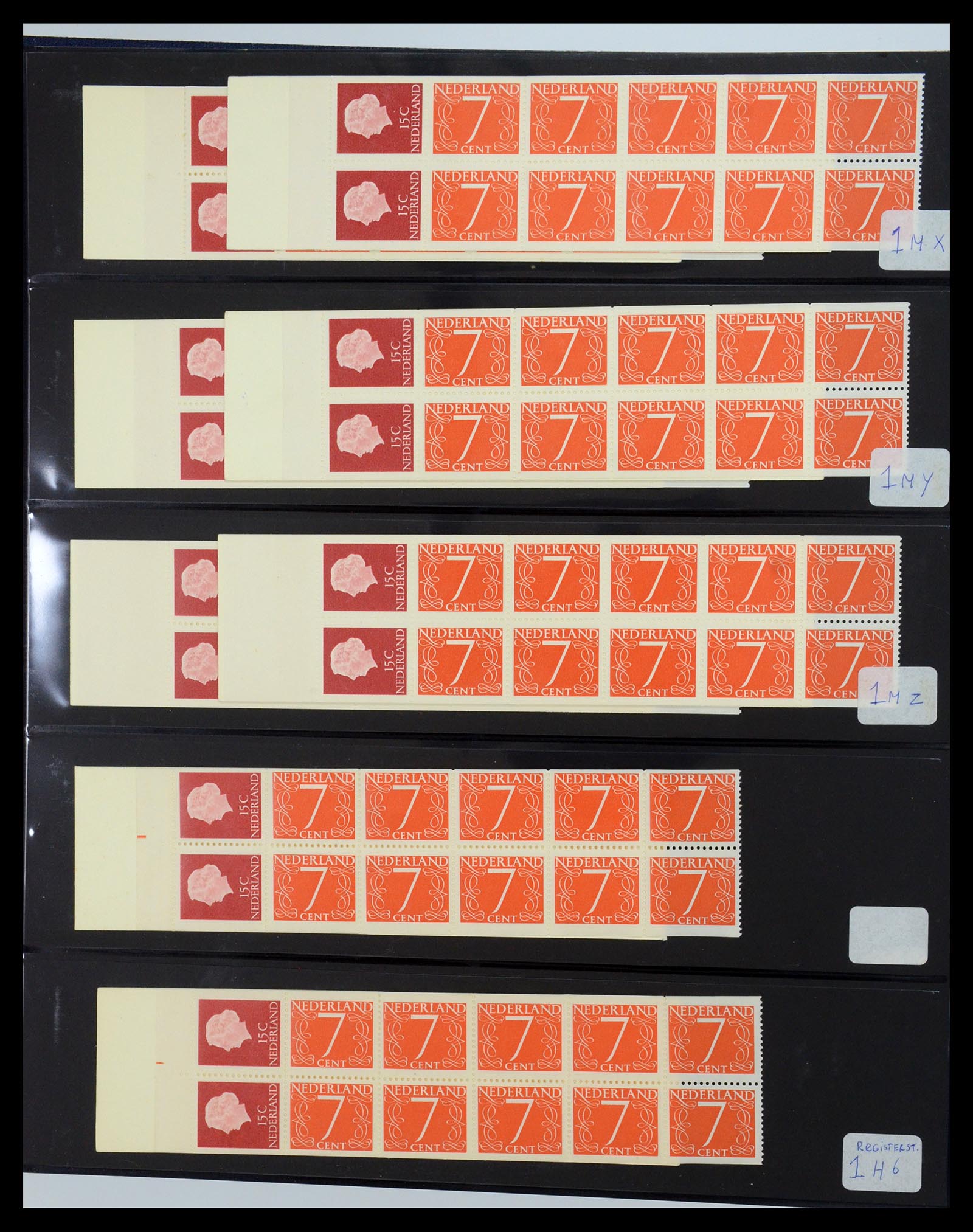 35821 003 - Stamp Collection 35821 Netherlands stamp booklets 1964-1983.