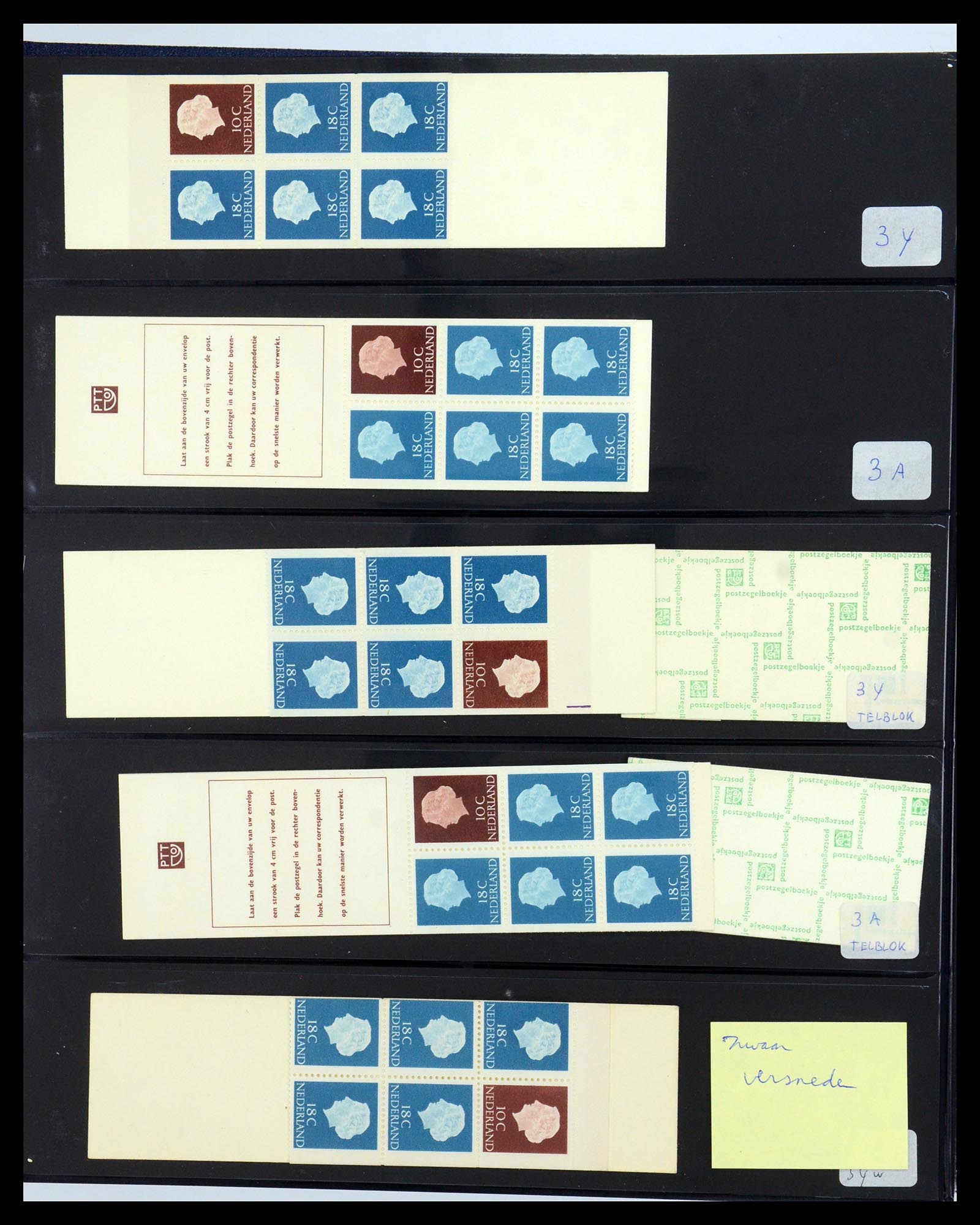 35821 009 - Stamp Collection 35821 Netherlands stamp booklets 1964-1983.
