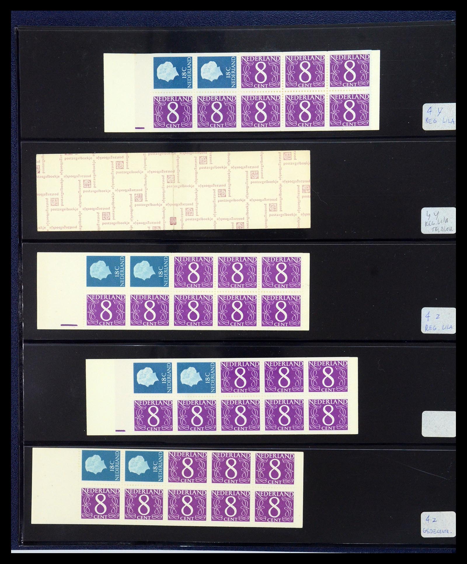 35821 012 - Stamp Collection 35821 Netherlands stamp booklets 1964-1983.
