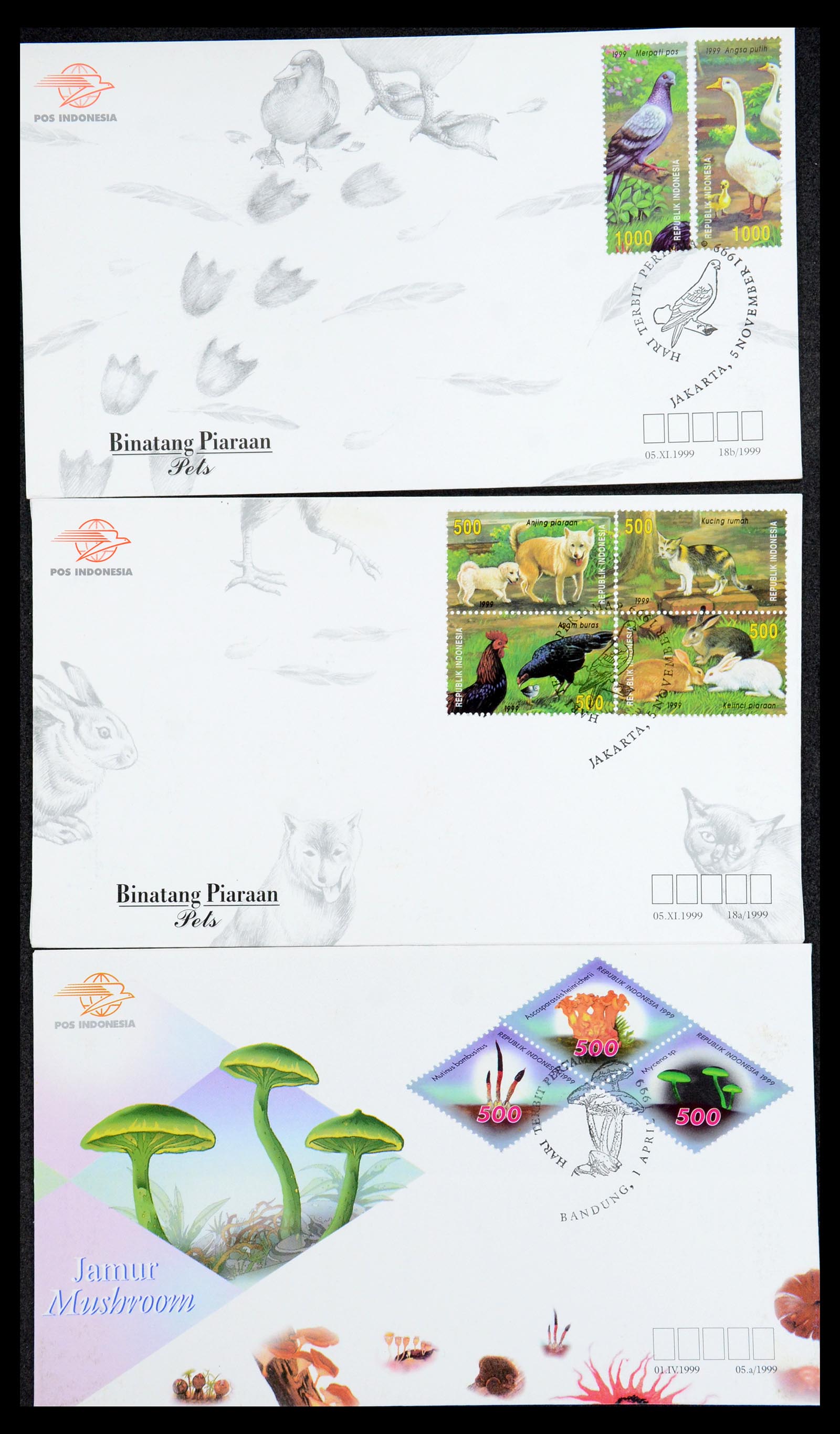 35822 046 - Postzegelverzameling 35822 Indonesië FDC's 1955-2016.