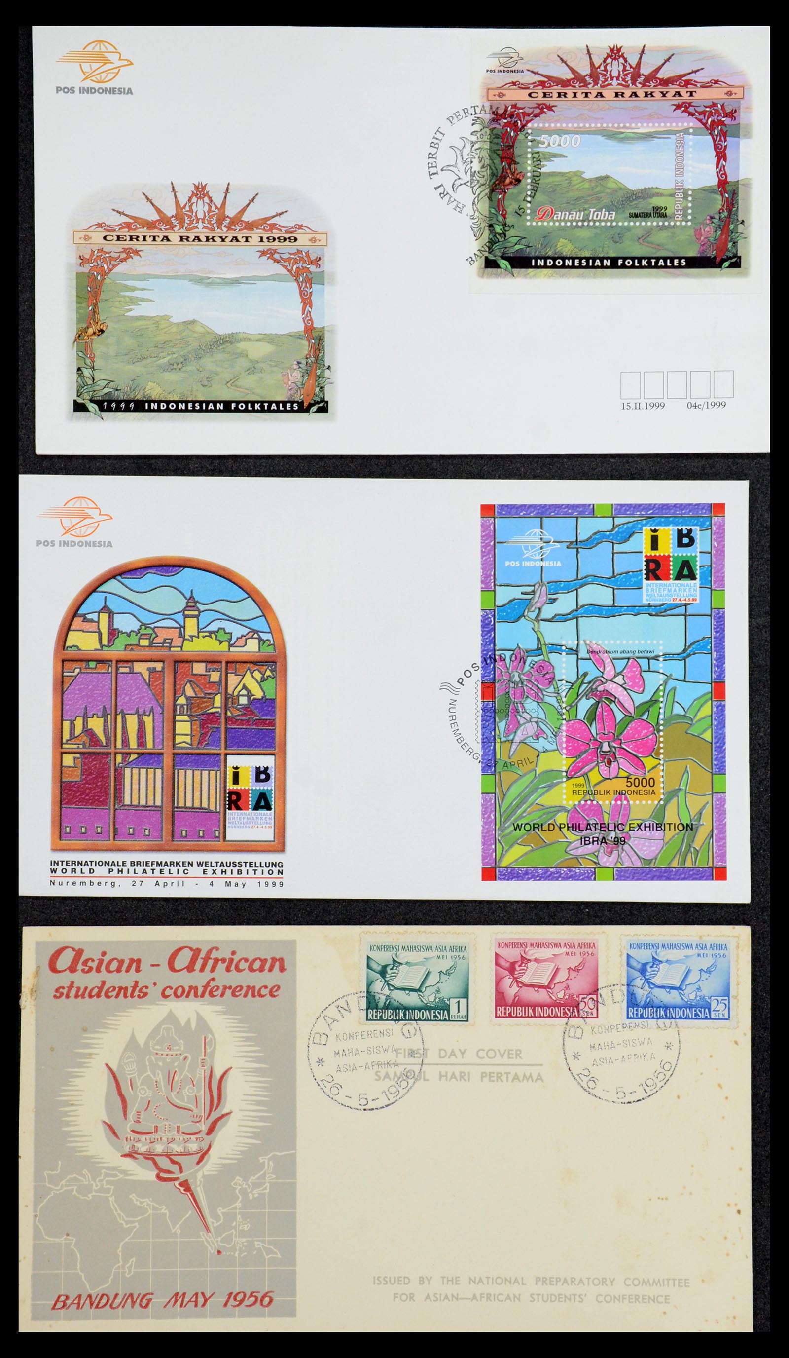 35822 070 - Stamp Collection 35822 Indonesia FDC's 1955-2016.