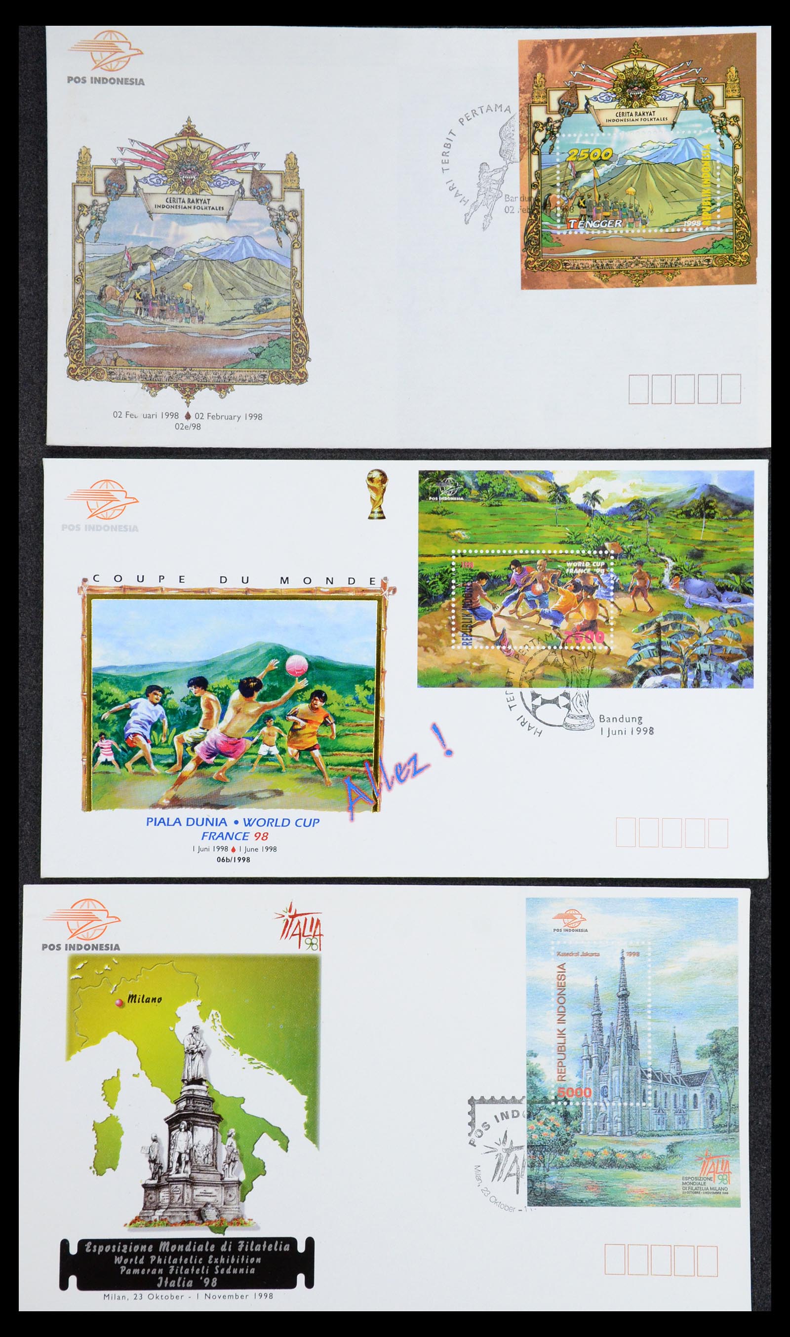 35822 083 - Stamp Collection 35822 Indonesia FDC's 1955-2016.