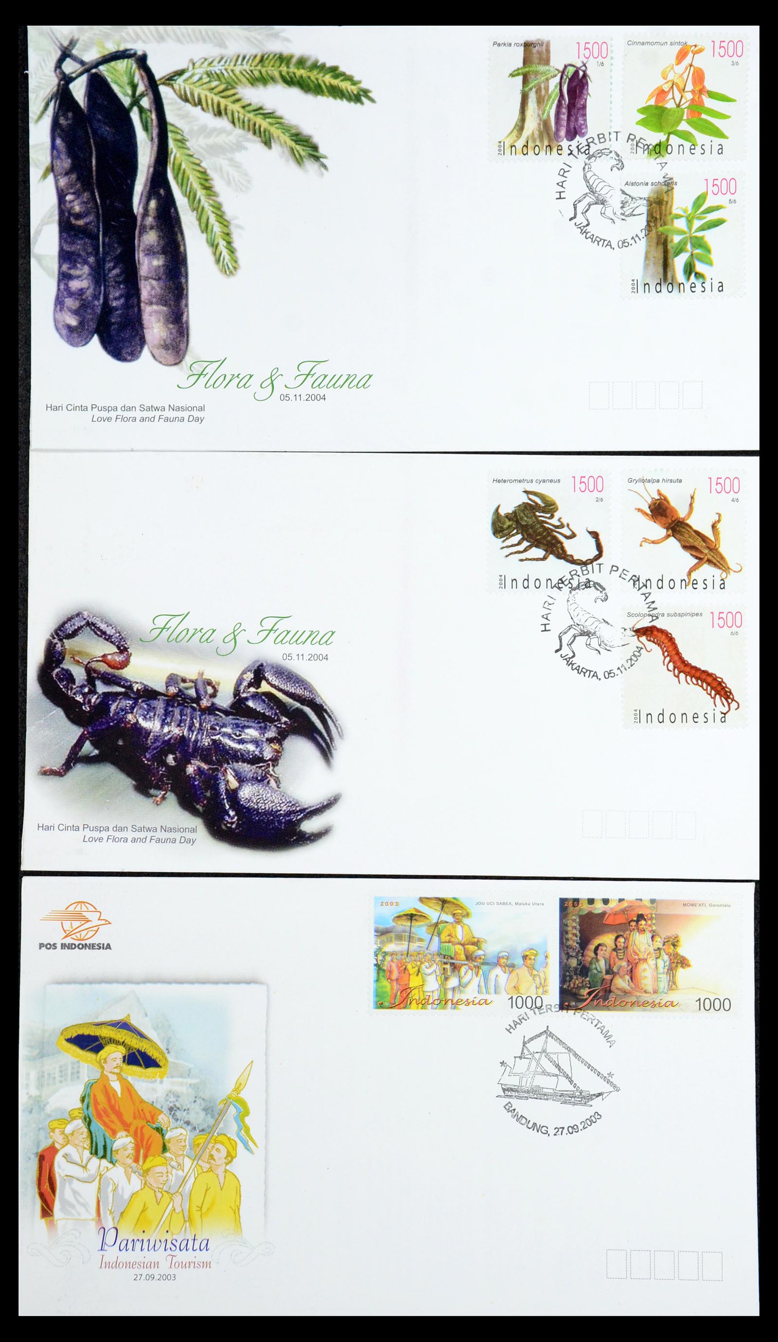35822 090 - Stamp Collection 35822 Indonesia FDC's 1955-2016.