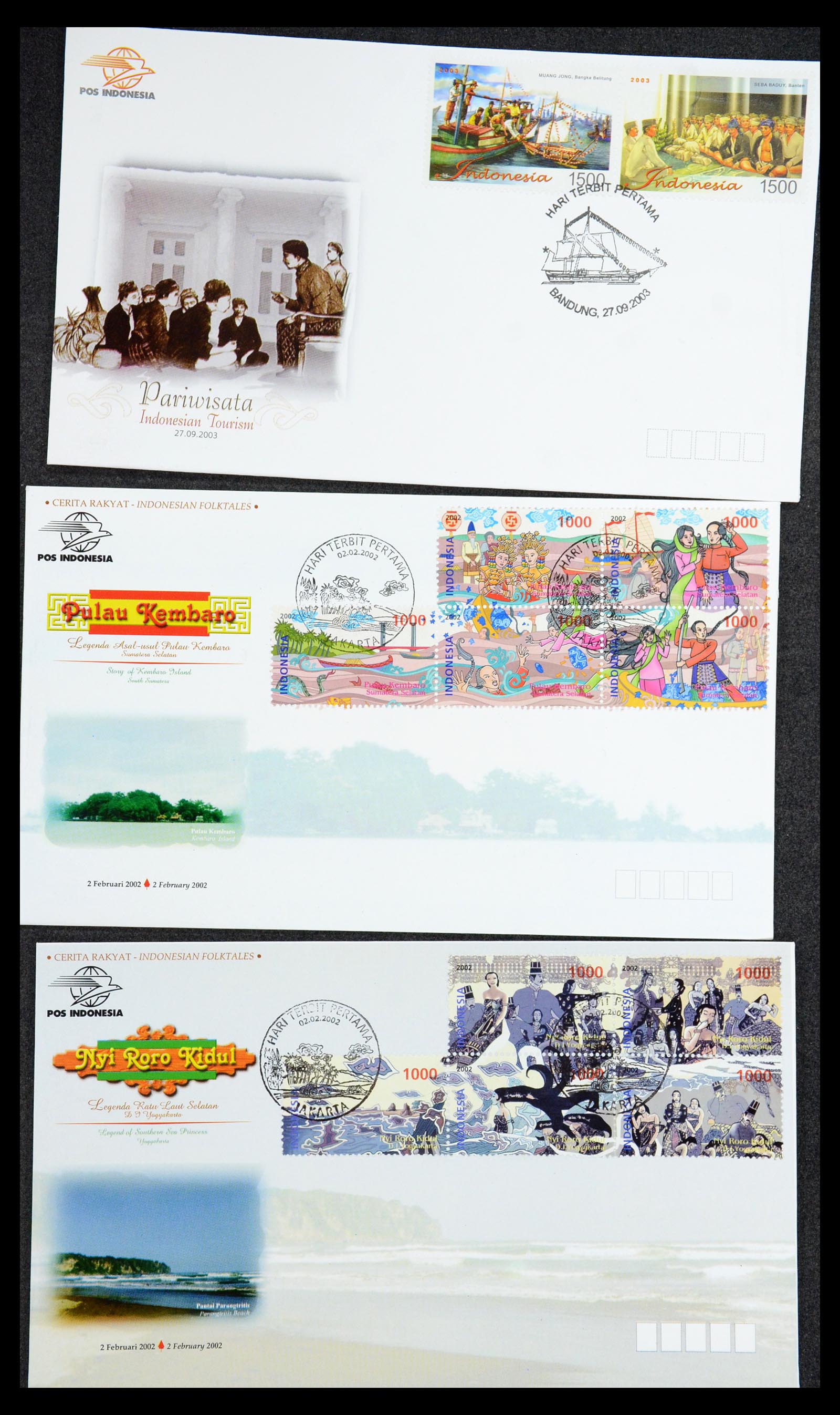 35822 091 - Stamp Collection 35822 Indonesia FDC's 1955-2016.