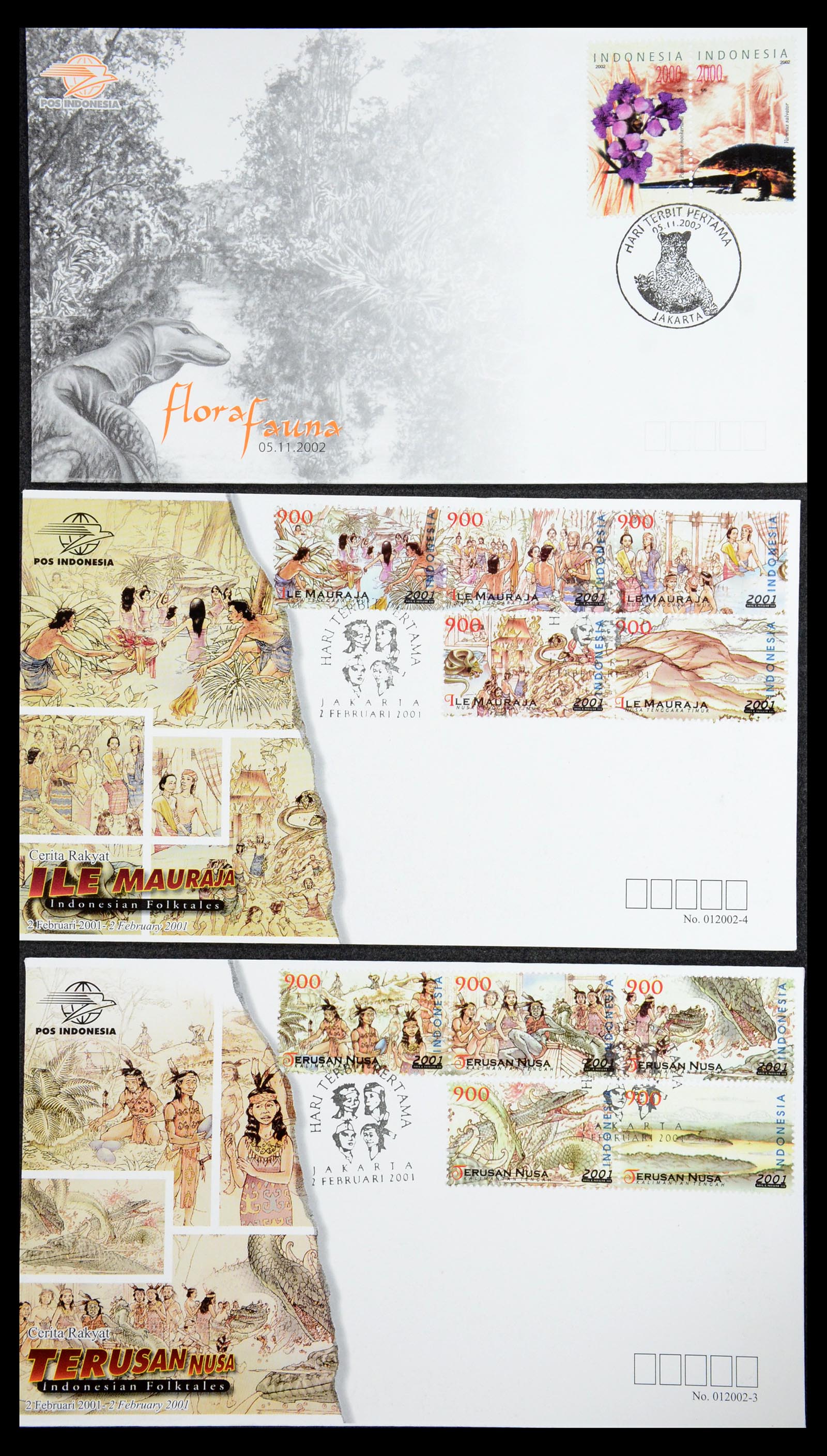 35822 094 - Stamp Collection 35822 Indonesia FDC's 1955-2016.