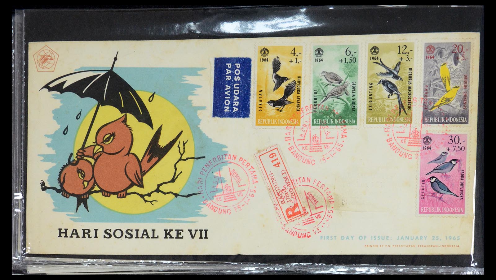 35822 176 - Stamp Collection 35822 Indonesia FDC's 1955-2016.