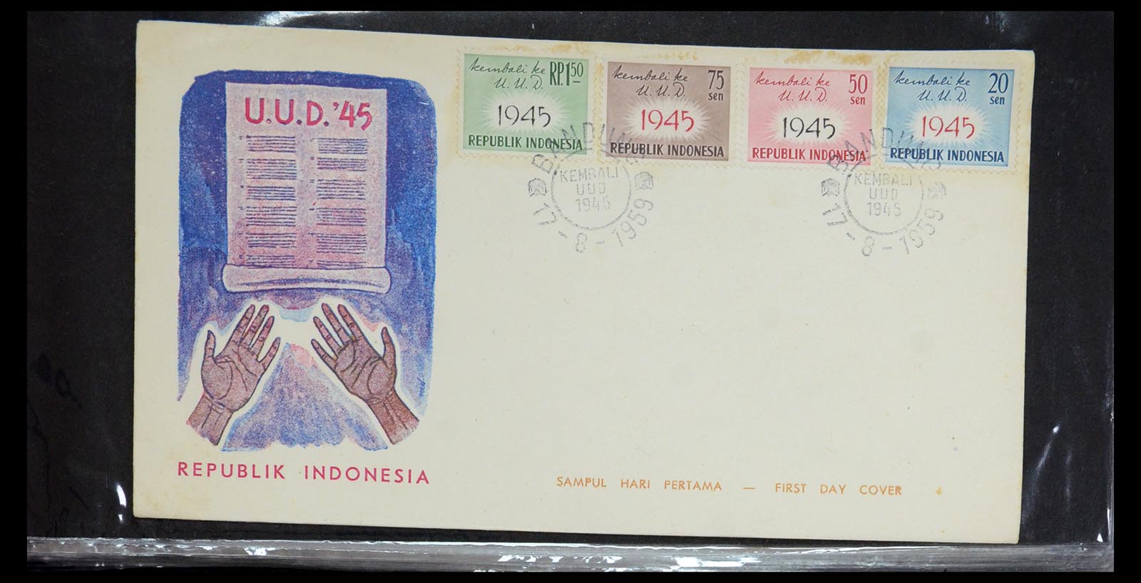 35822 185 - Stamp Collection 35822 Indonesia FDC's 1955-2016.