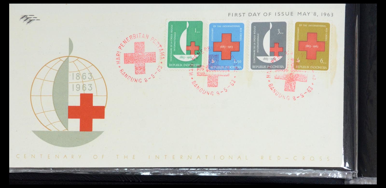 35822 189 - Stamp Collection 35822 Indonesia FDC's 1955-2016.