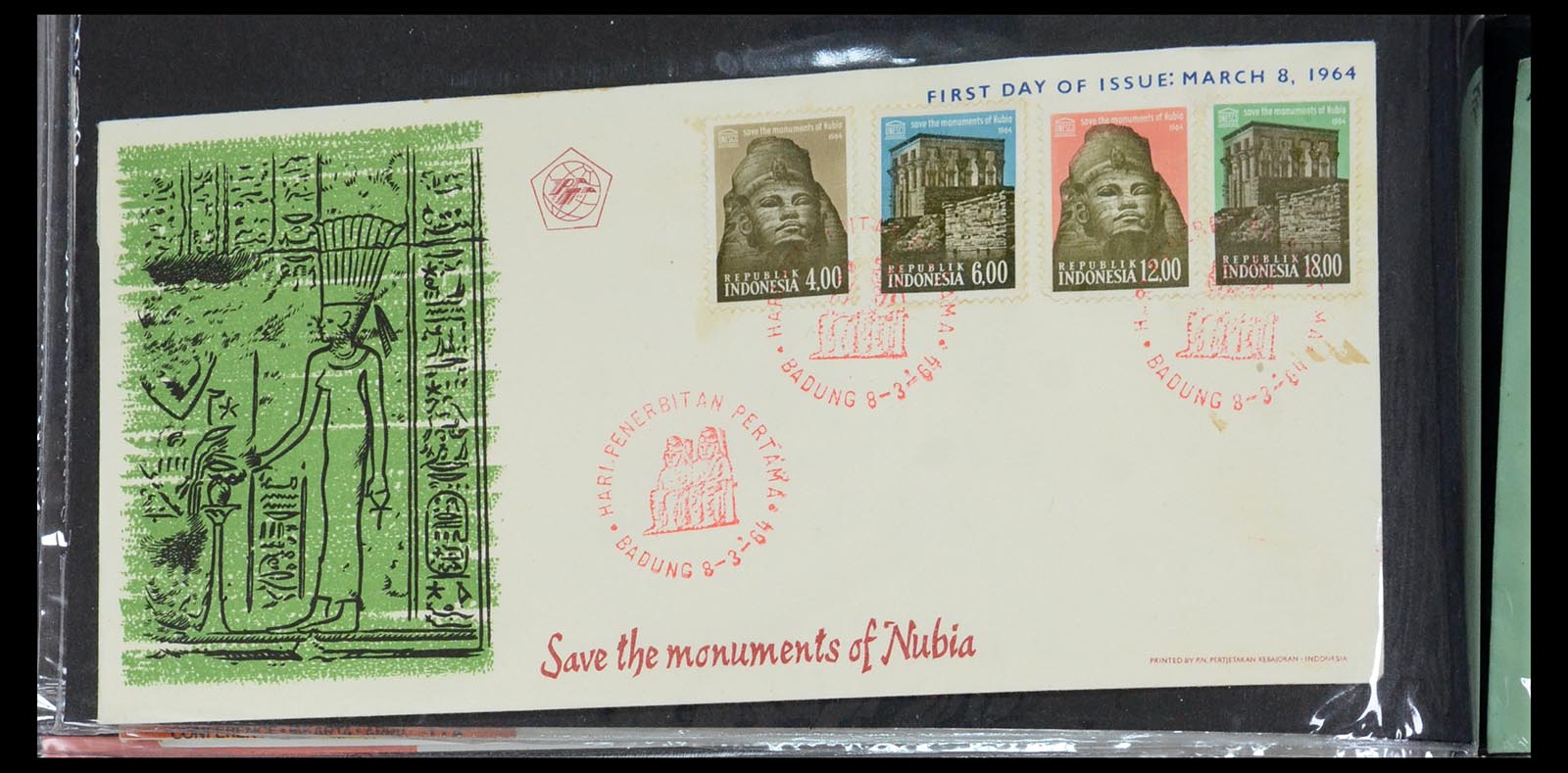 35822 204 - Postzegelverzameling 35822 Indonesië FDC's 1955-2016.