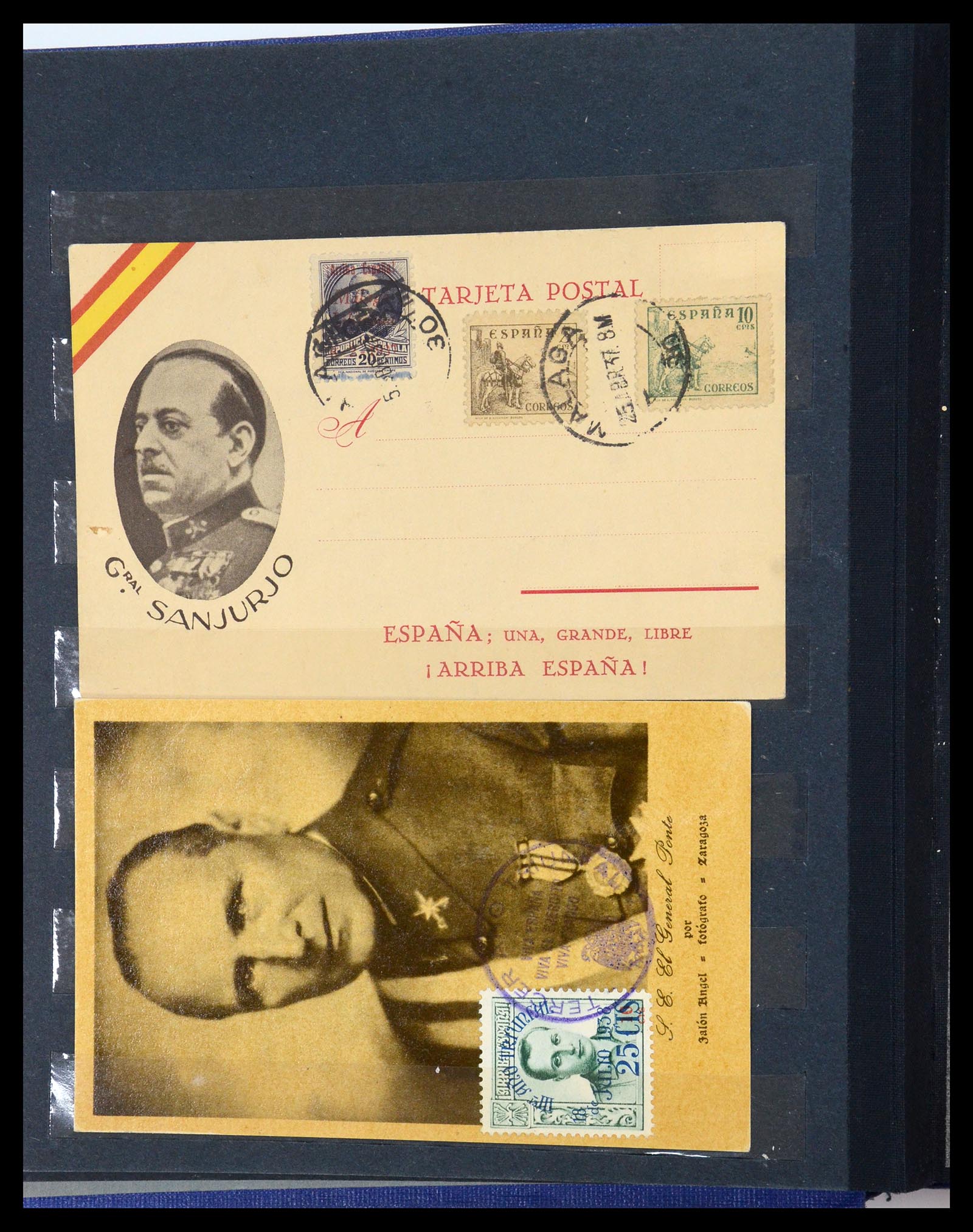 35824 004 - Stamp Collection 35824 Spanish civil war and local issues 1936-1937.