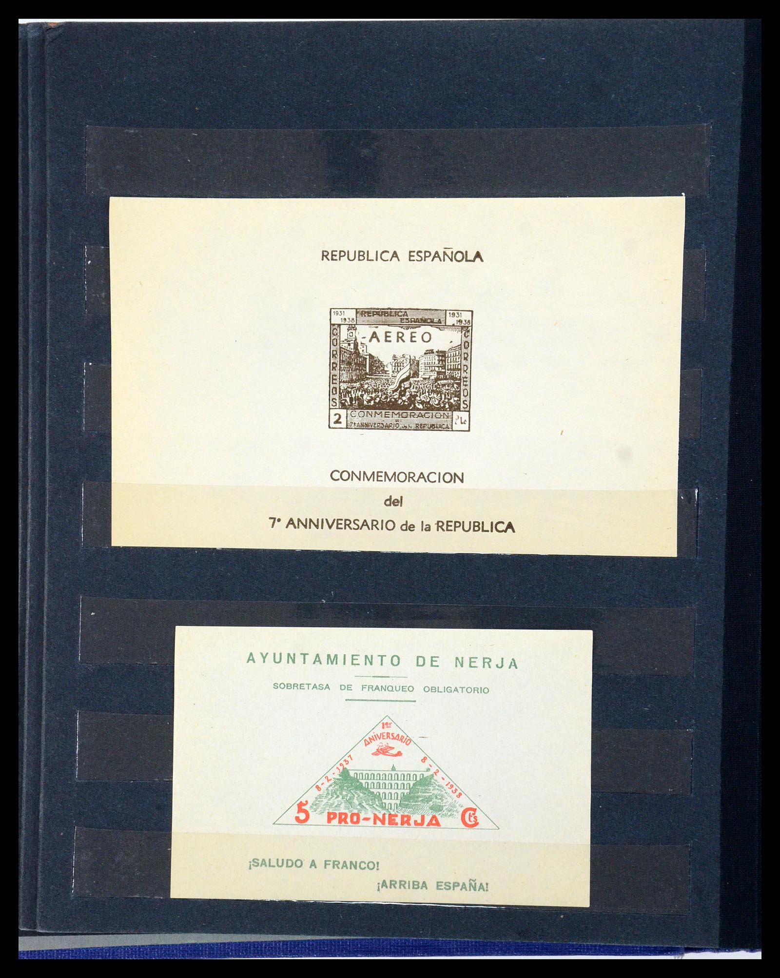 35824 014 - Stamp Collection 35824 Spanish civil war and local issues 1936-1937.