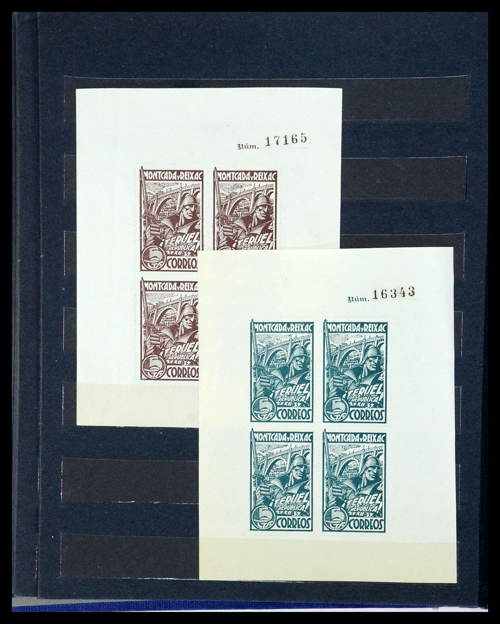 35824 020 - Stamp Collection 35824 Spanish civil war and local issues 1936-1937.