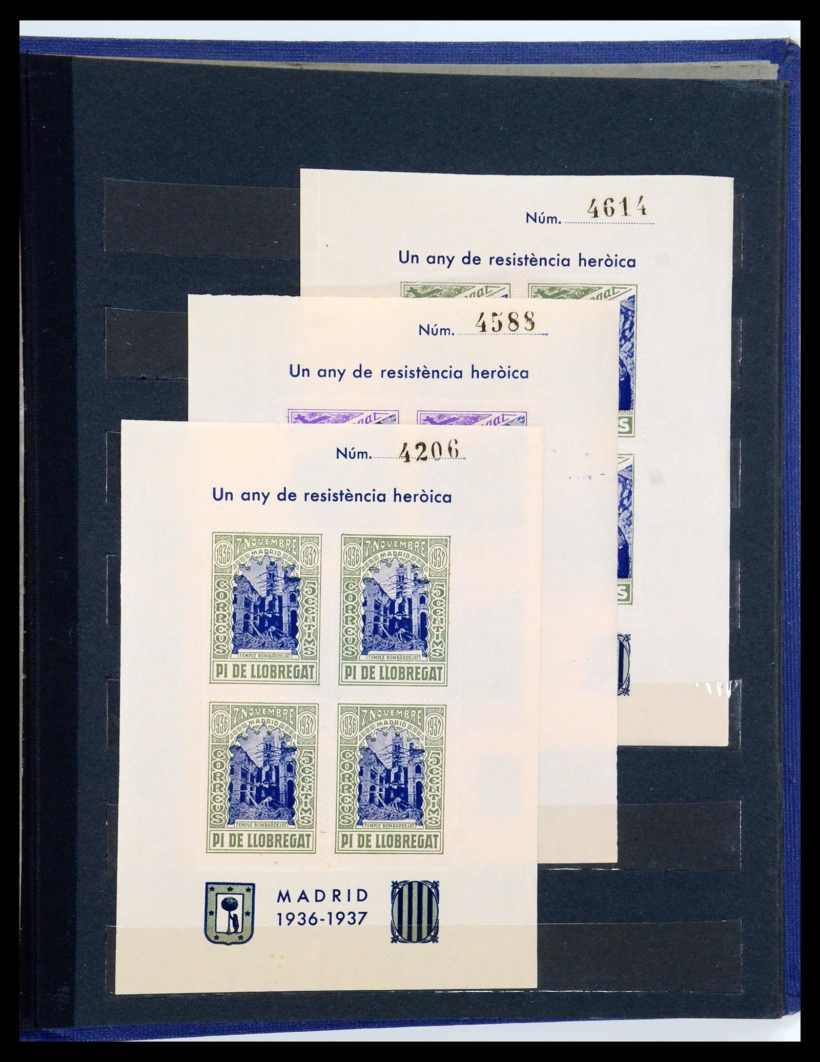 35824 021 - Stamp Collection 35824 Spanish civil war and local issues 1936-1937.