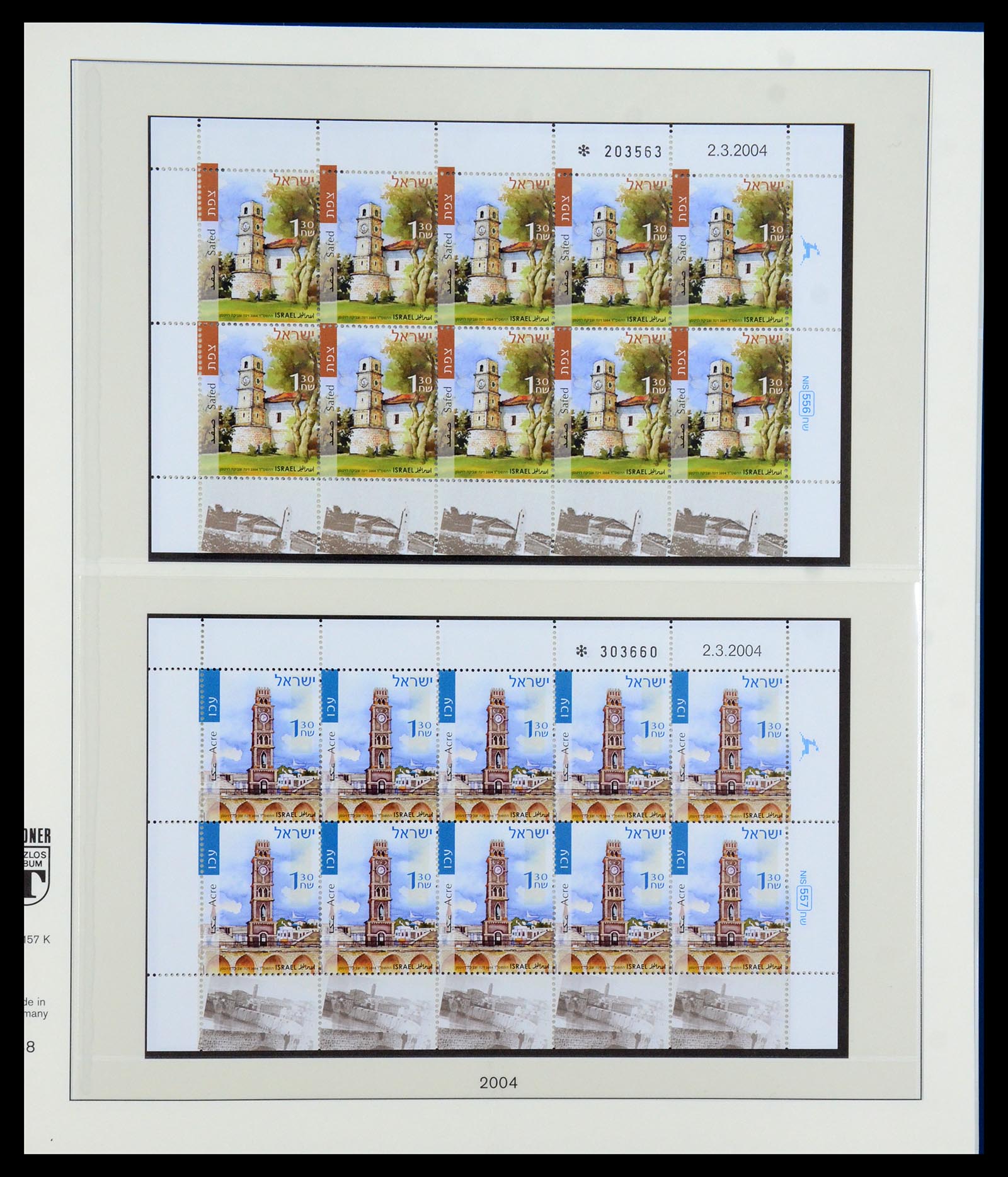 35825 153 - Postzegelverzameling 35825 Israël 1984-2009.
