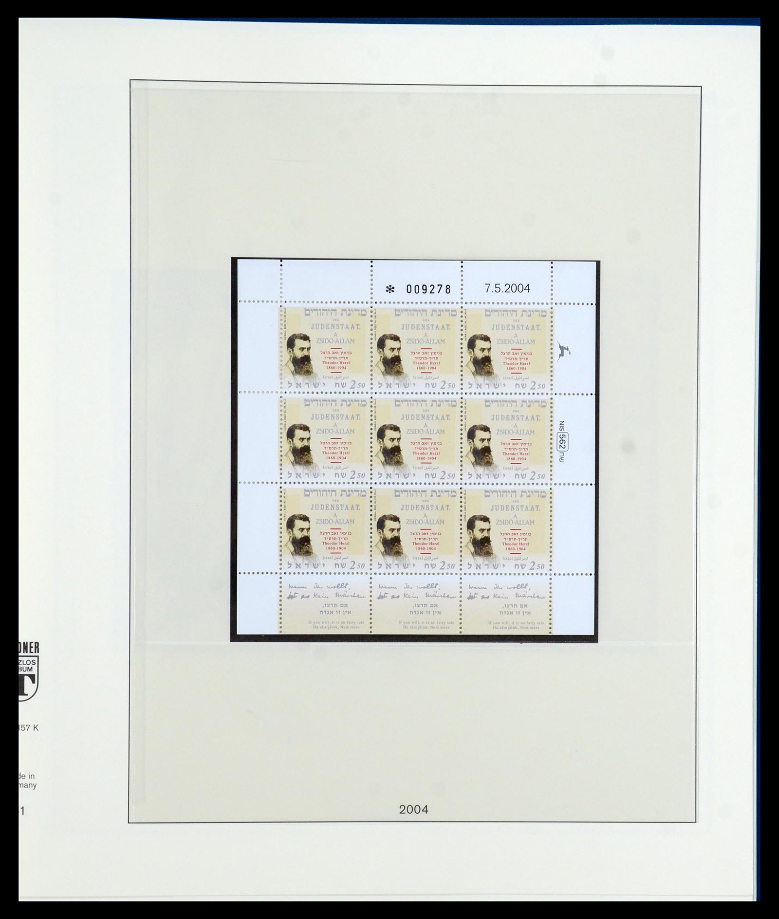 35825 156 - Postzegelverzameling 35825 Israël 1984-2009.