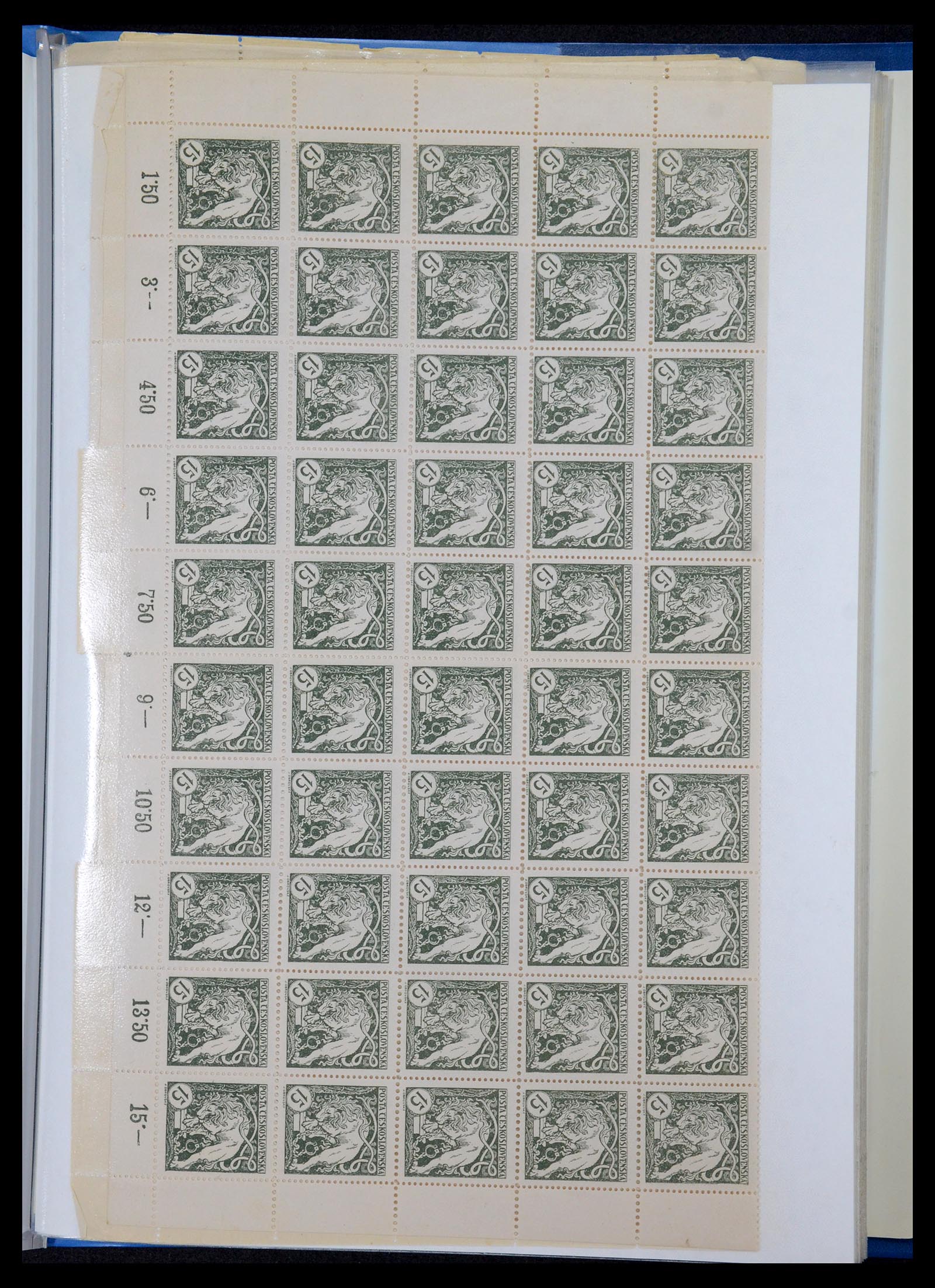 35826 001 - Stamp Collection 35826 Czechoslovakia 1919.
